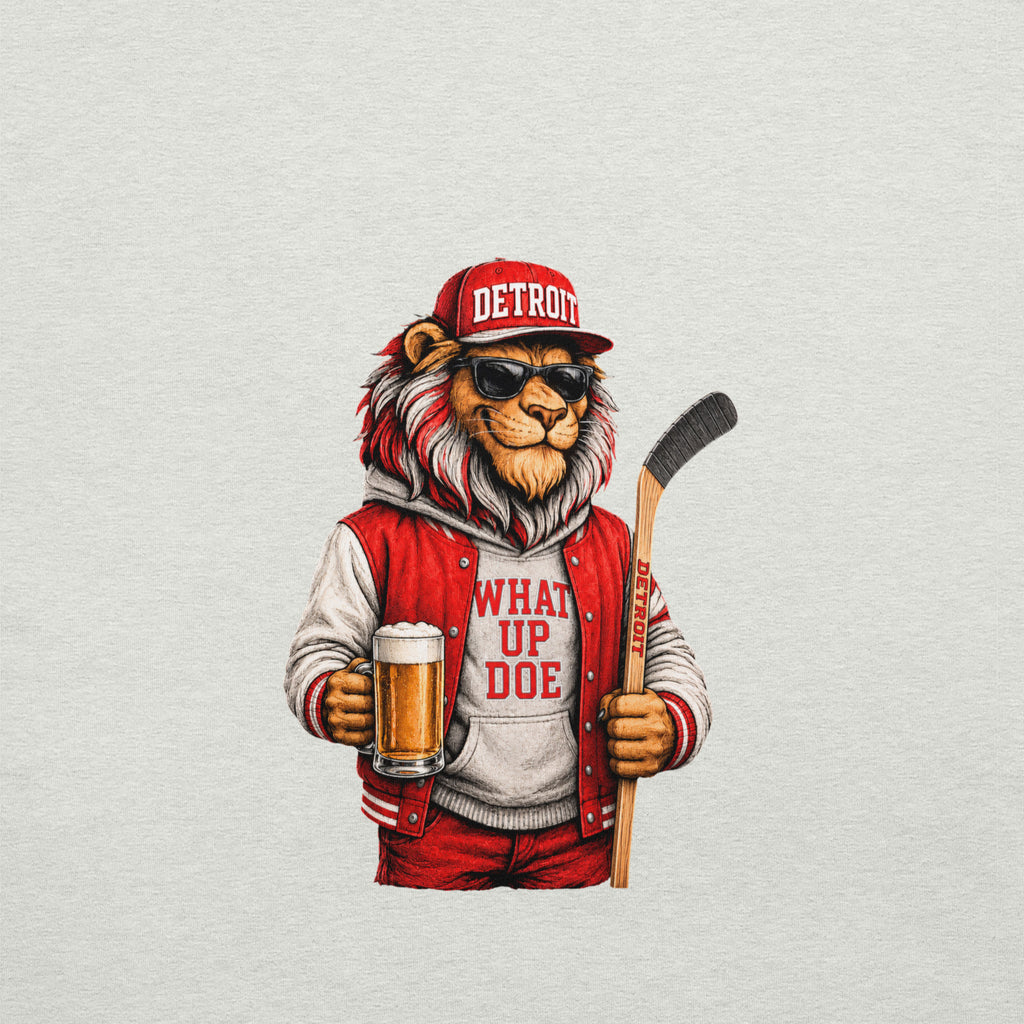 What Up Doe Hockey T-Shirt | Detroit Inspired