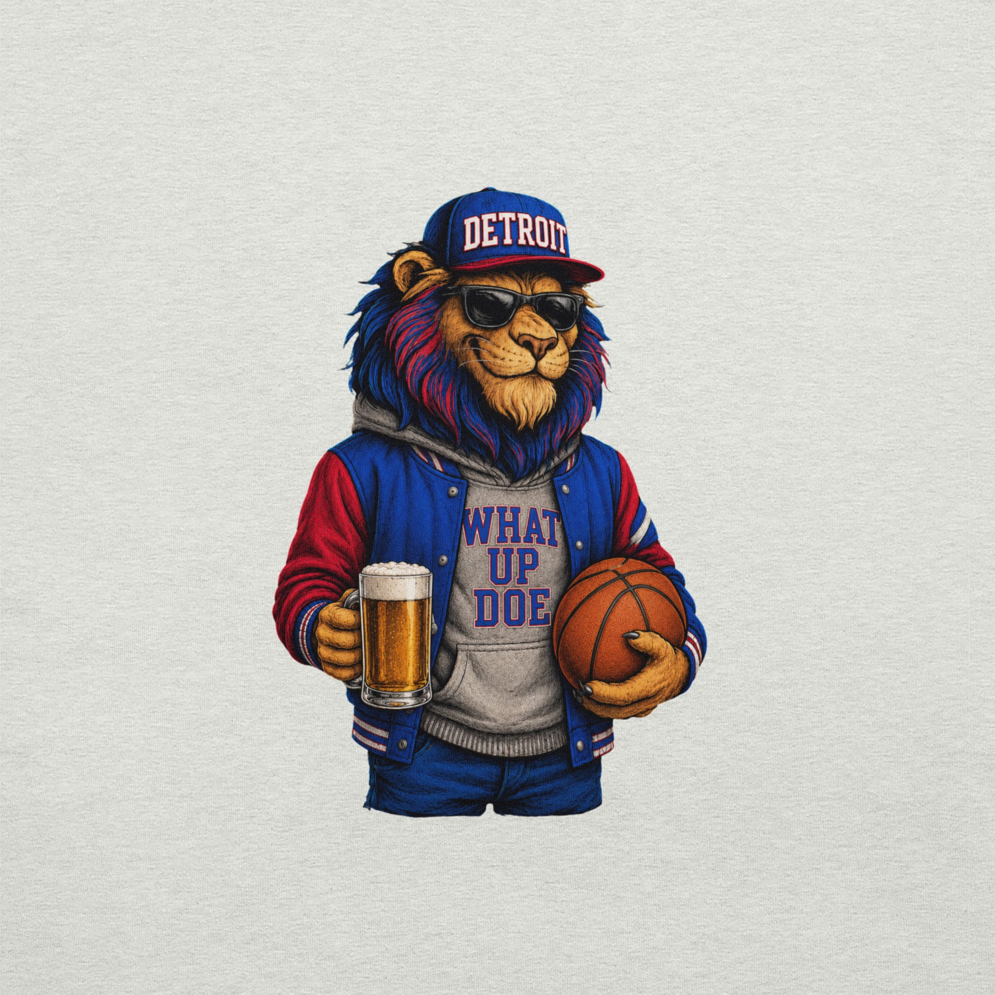 What Up Doe Basketball T-Shirt | Detroit Inspired