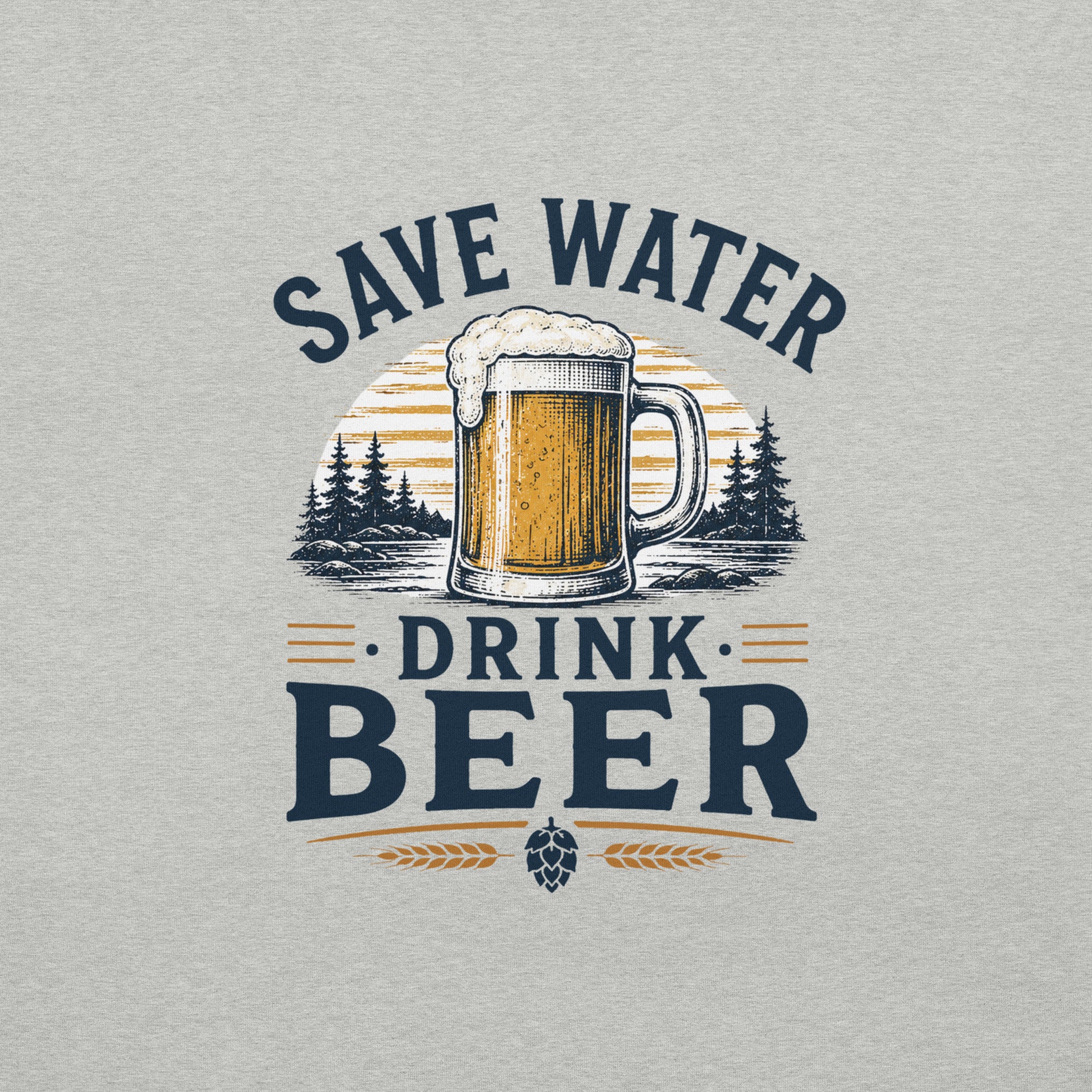Save Water Drink Beer T-Shirt | Funny Beer Tee