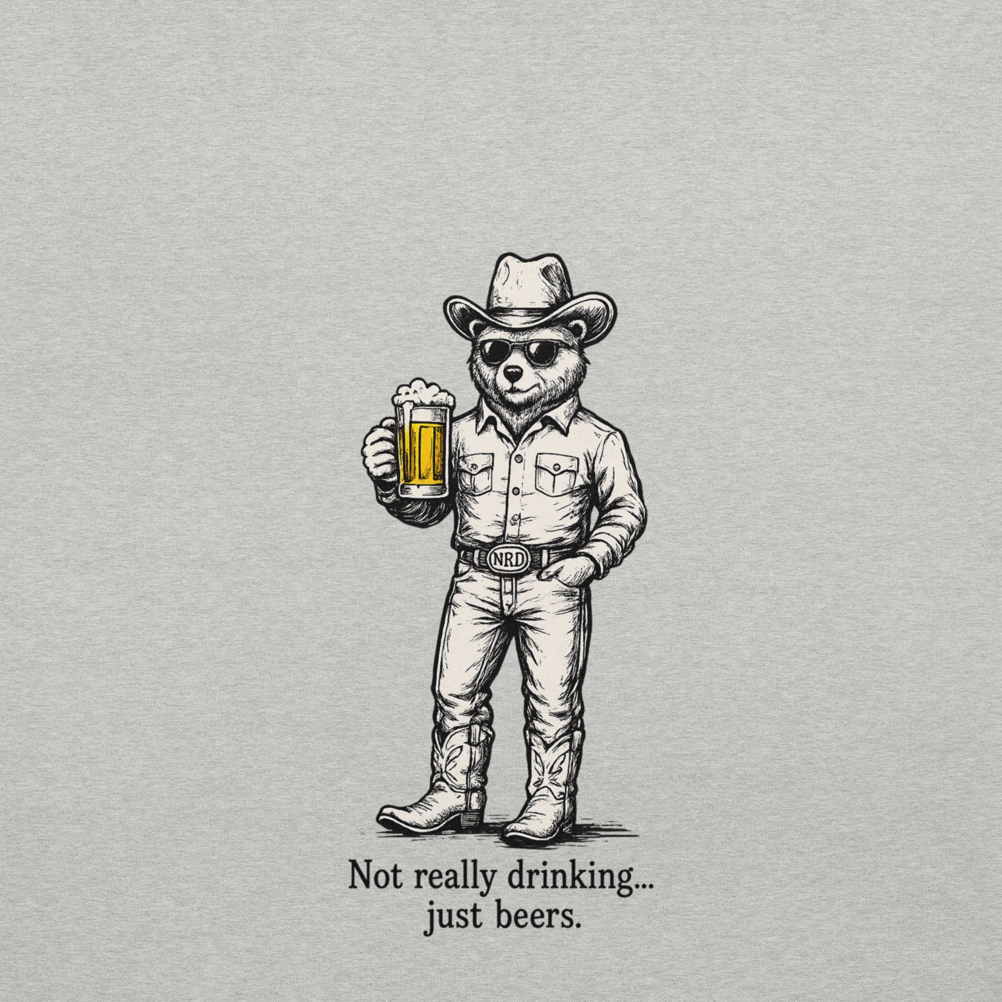 Cowboy Just Beers T-Shirt | Western Beer Tee