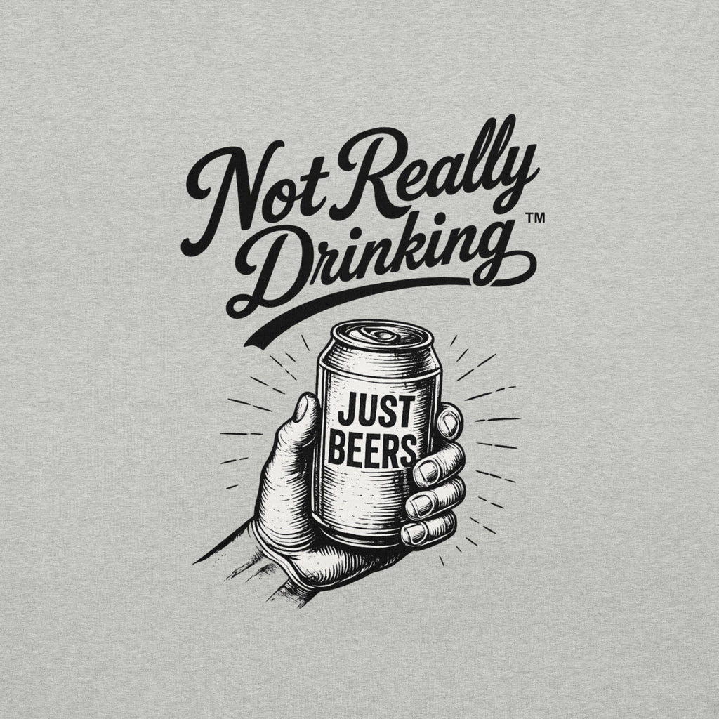 Just Beers Vintage Can T-Shirt | Not Really Drinking™