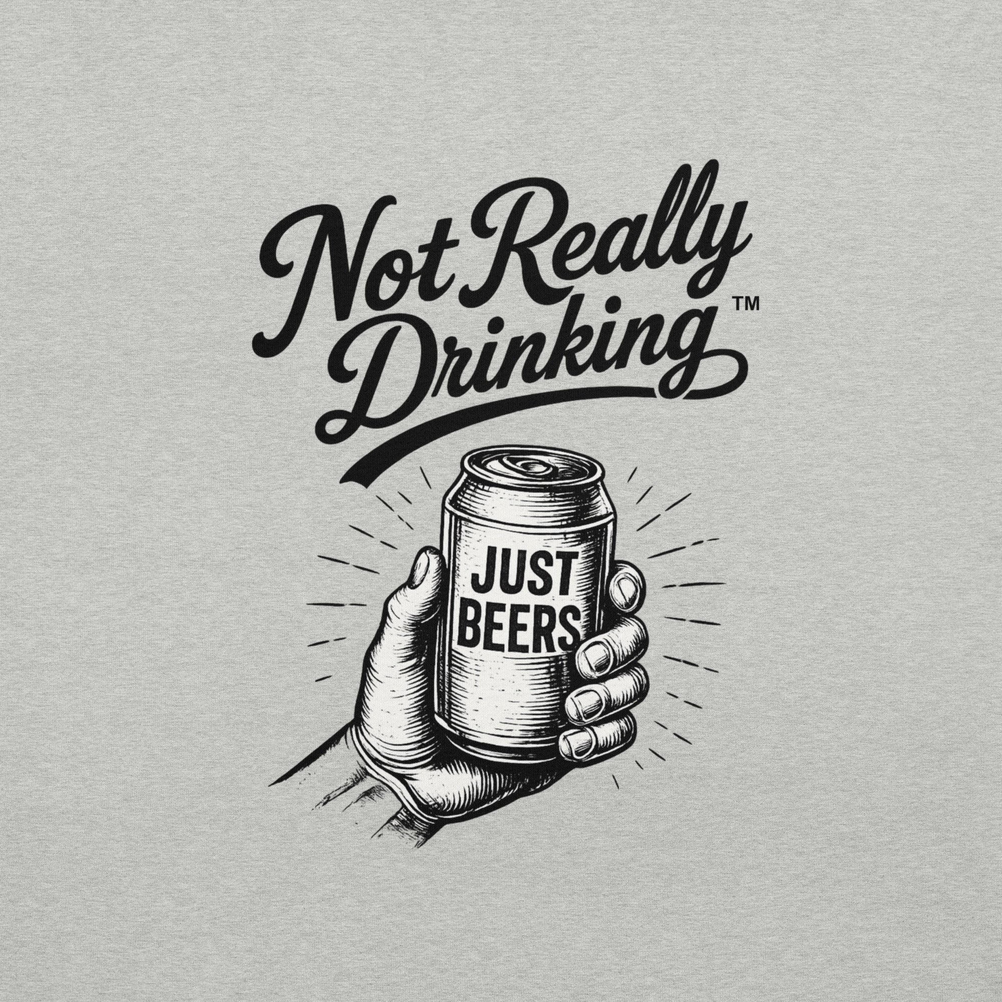 Just Beers Vintage Can T-Shirt | Not Really Drinking™