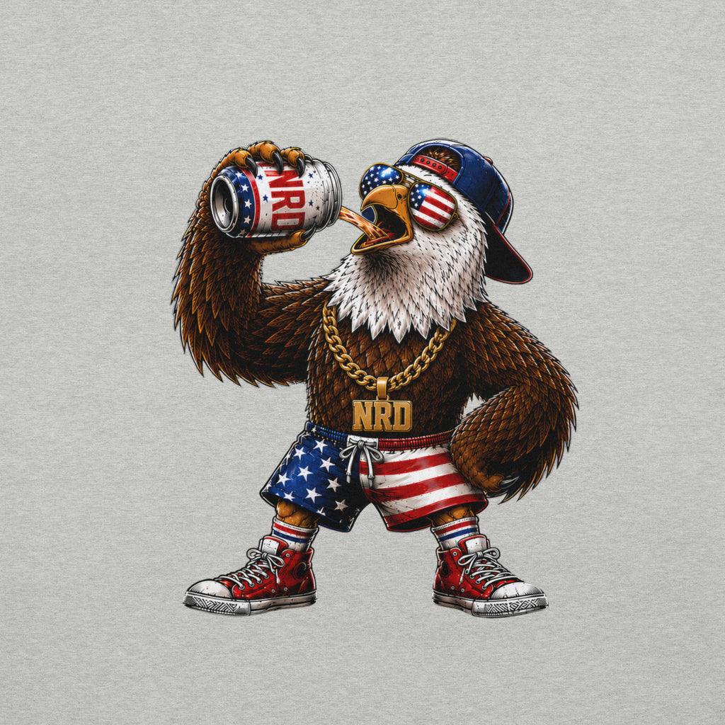 Patriotic Eagle Just Beers T-Shirt | USA Beer Tee