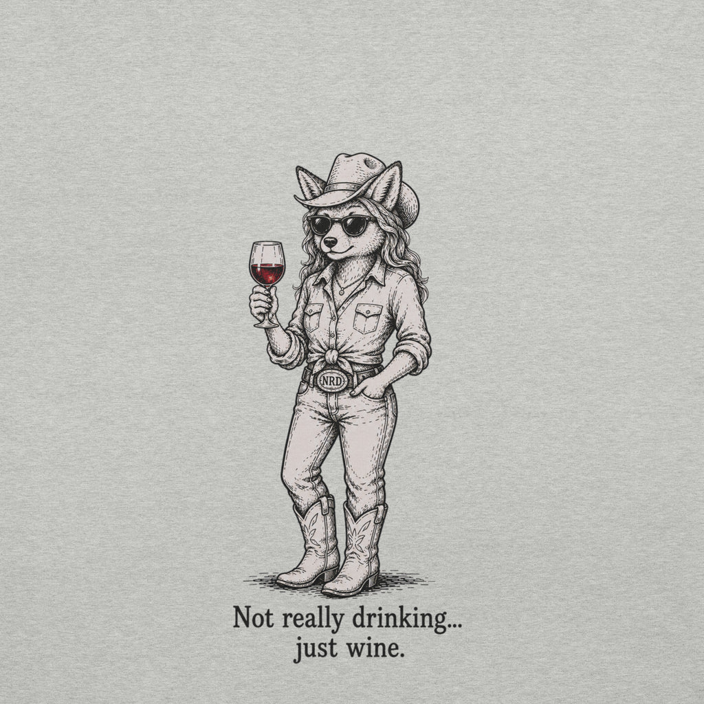 Cowgirl Just Wine T-Shirt | Western Wine Tee