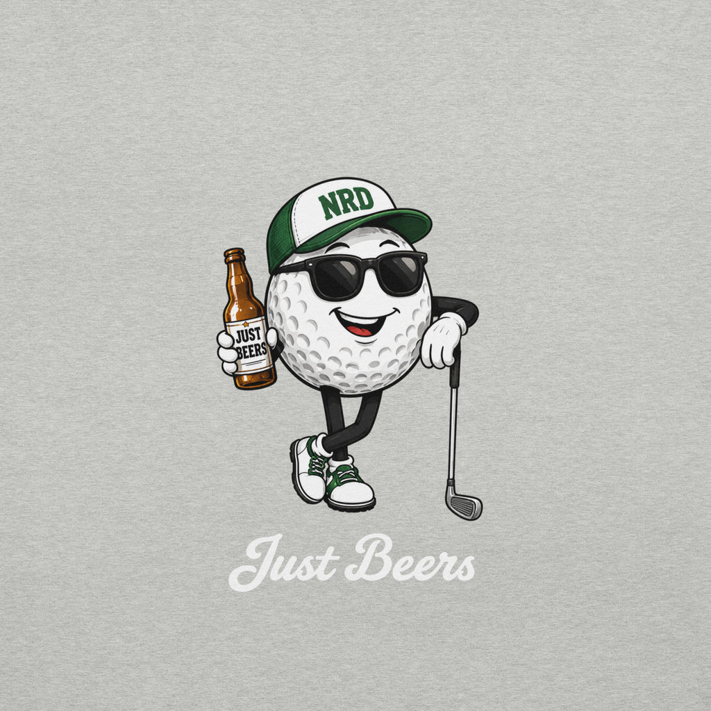 Just Beers Golf Ball T-Shirt | Funny Golf Tee