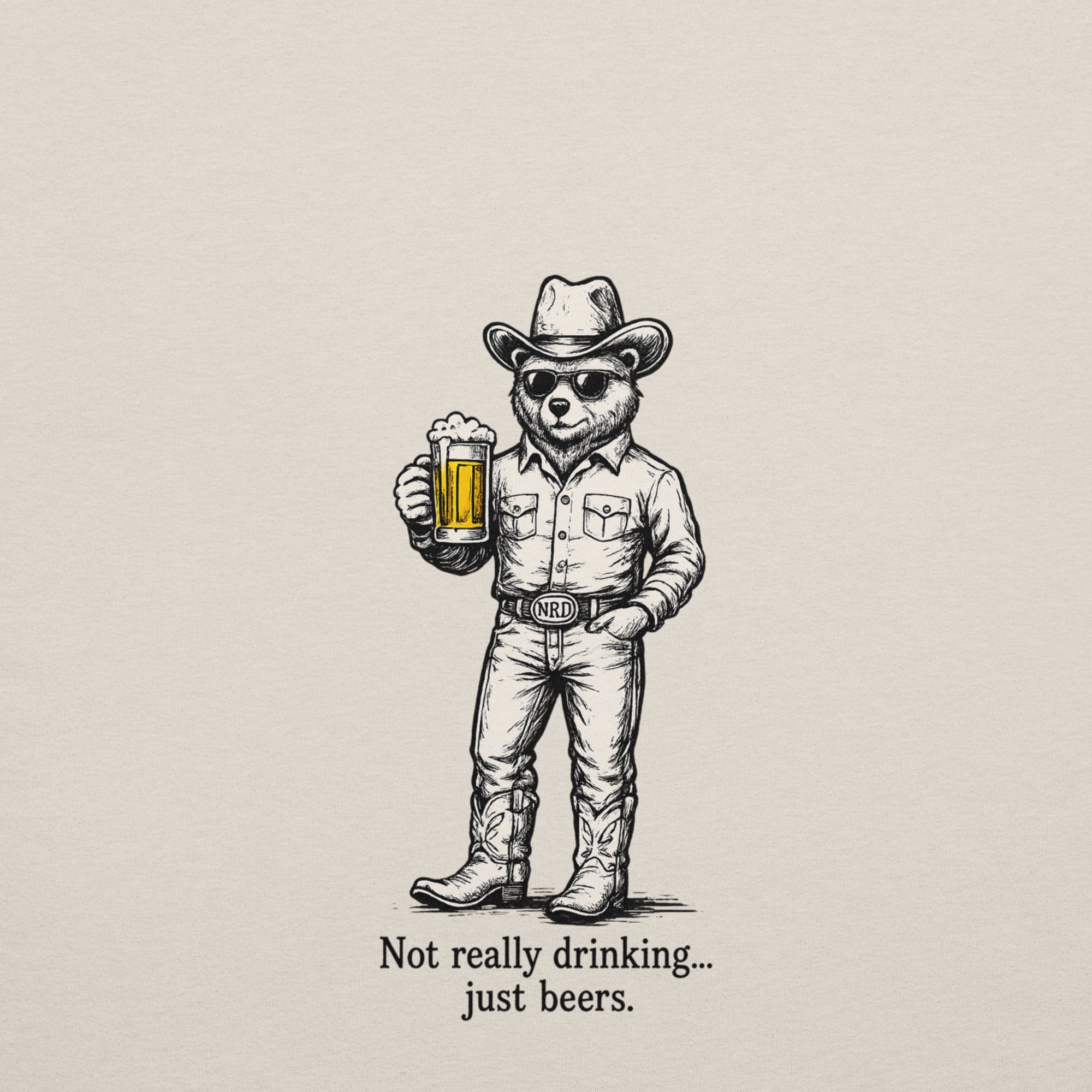 Cowboy Just Beers T-Shirt | Western Beer Tee