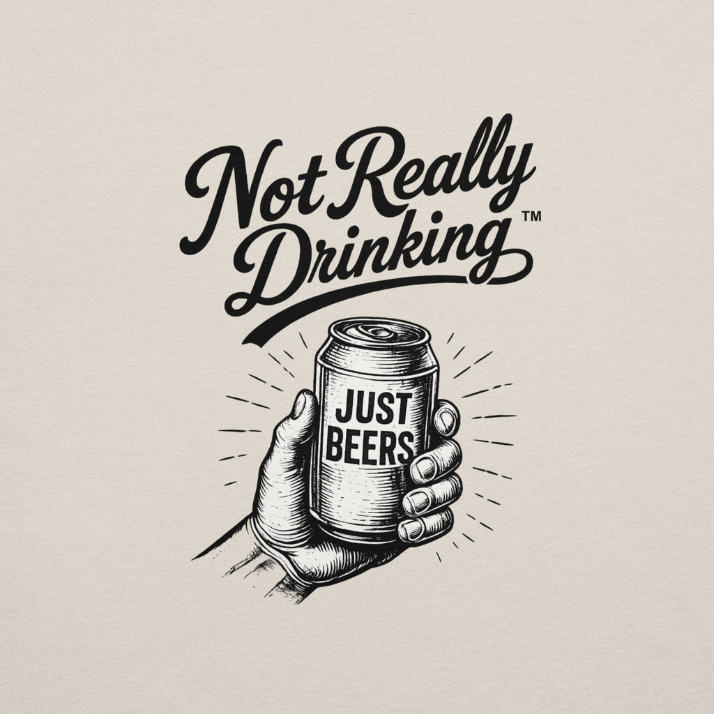Just Beers Vintage Can T-Shirt | Not Really Drinking™