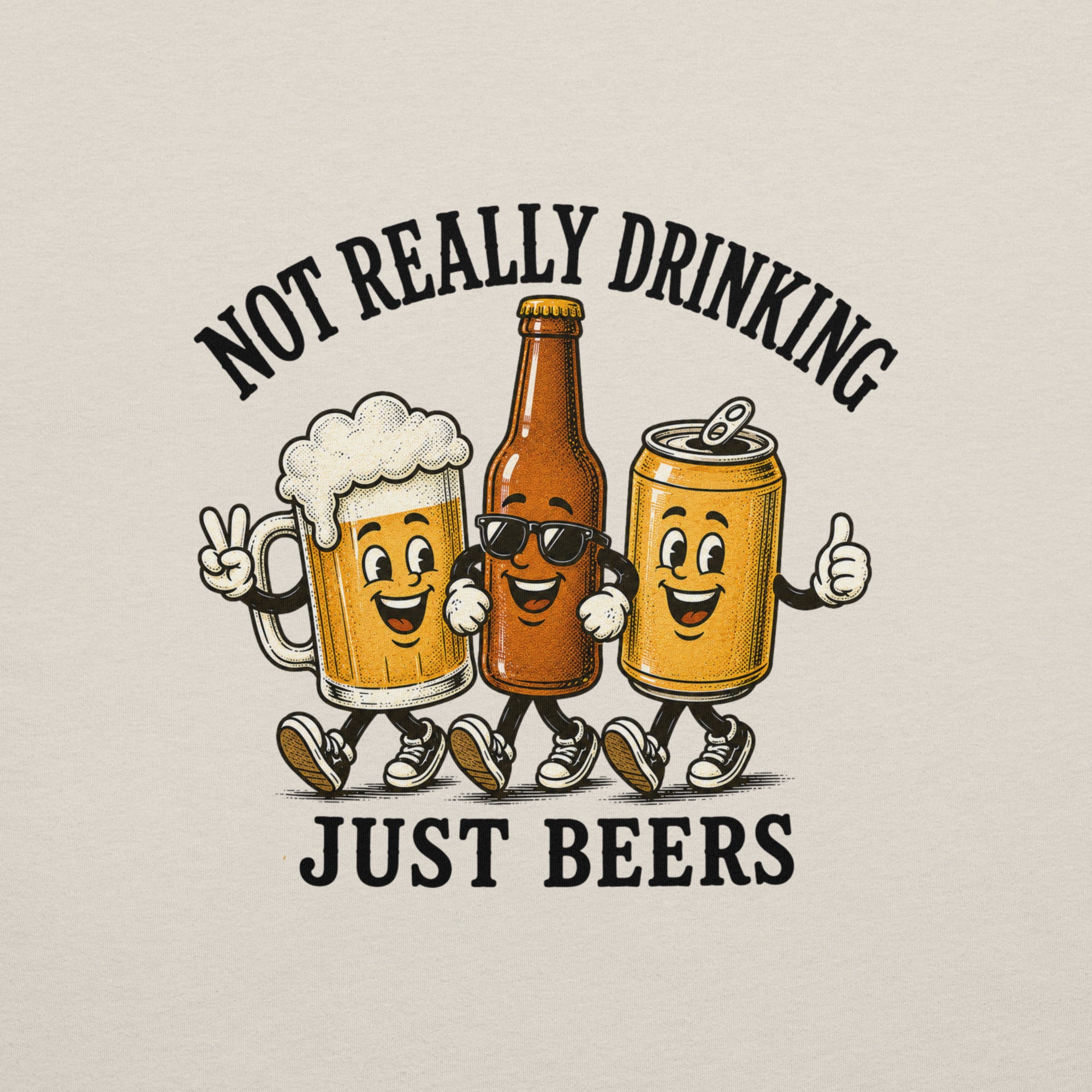 Not Really Drinking Just Beers Crew T-Shirt