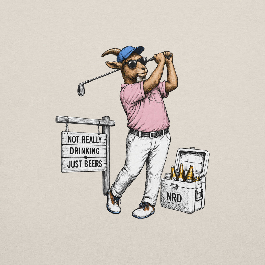 Goat Golfer T-Shirt | Funny Golf Shirt