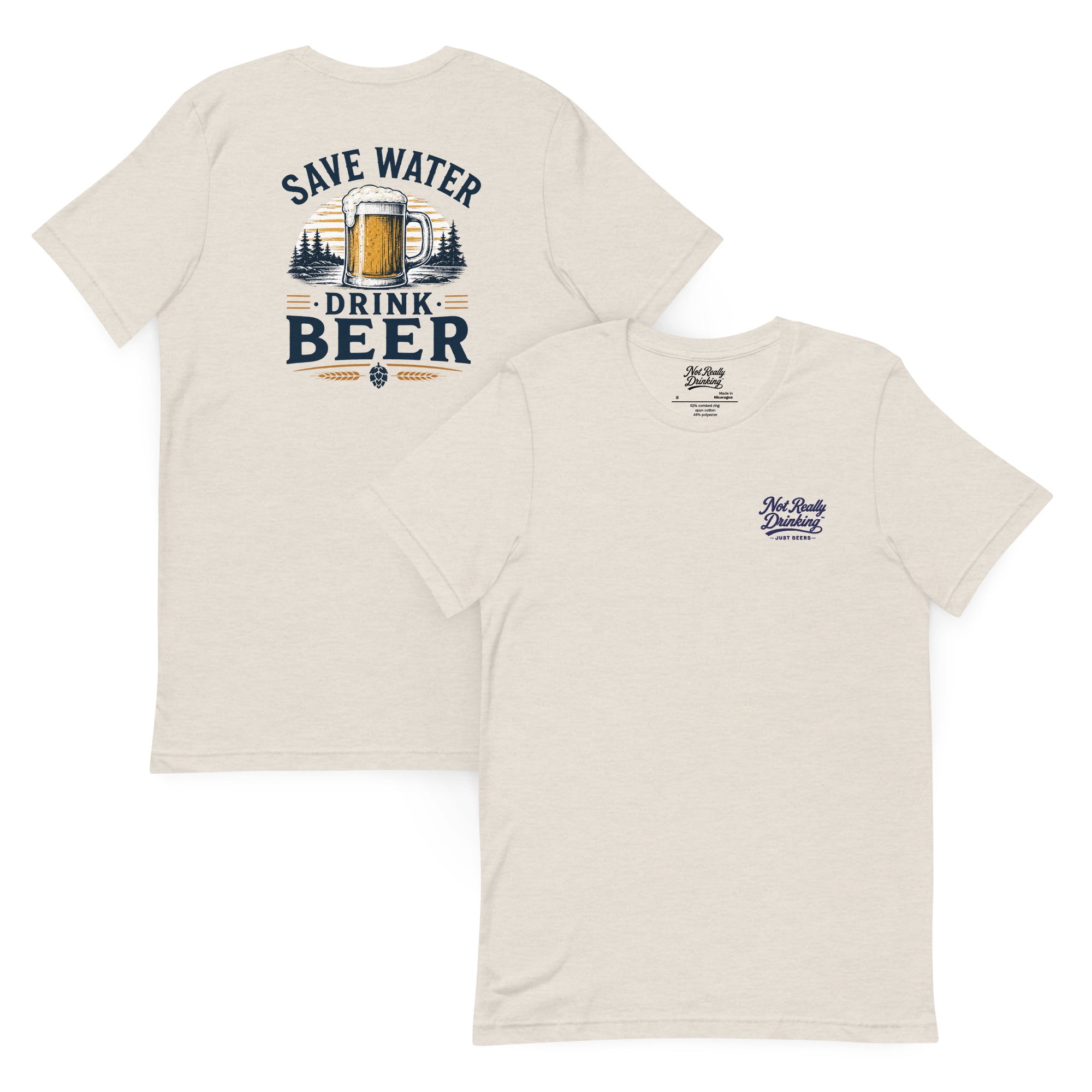 Save Water Drink Beer T-Shirt | Funny Beer Tee