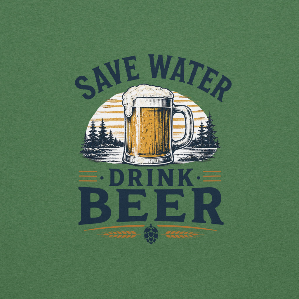 Save Water Drink Beer T-Shirt | Funny Beer Tee