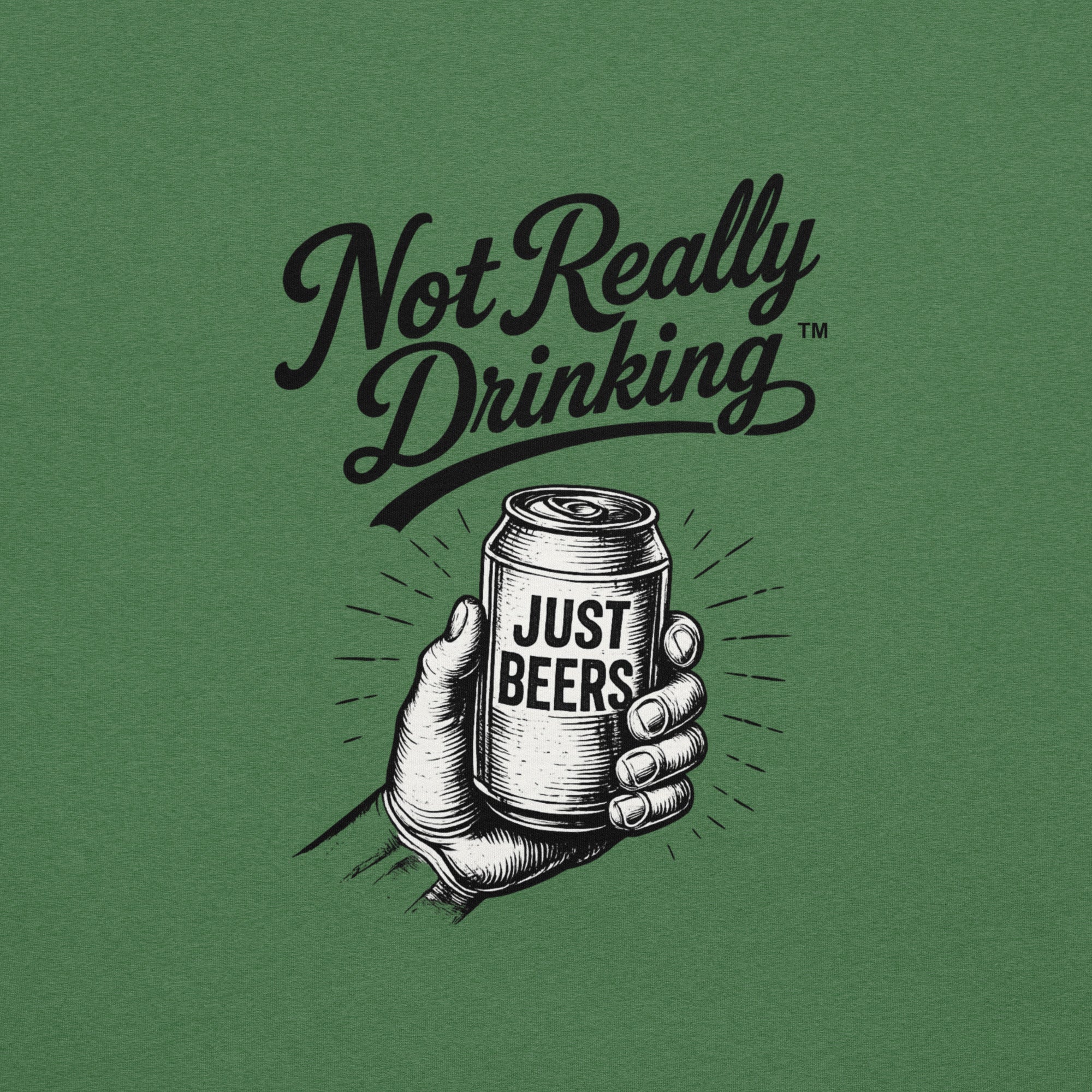 Just Beers Vintage Can T-Shirt | Not Really Drinking™