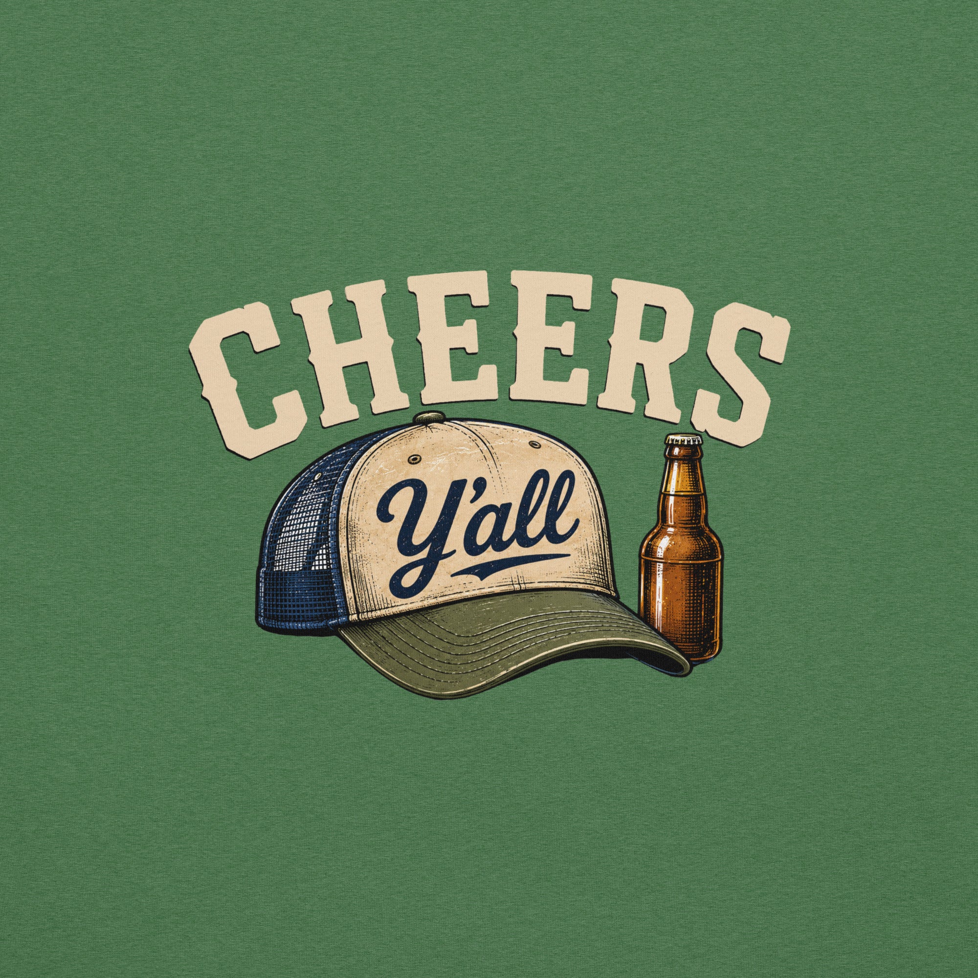 Cheers Y'all Trucker Hat T-Shirt