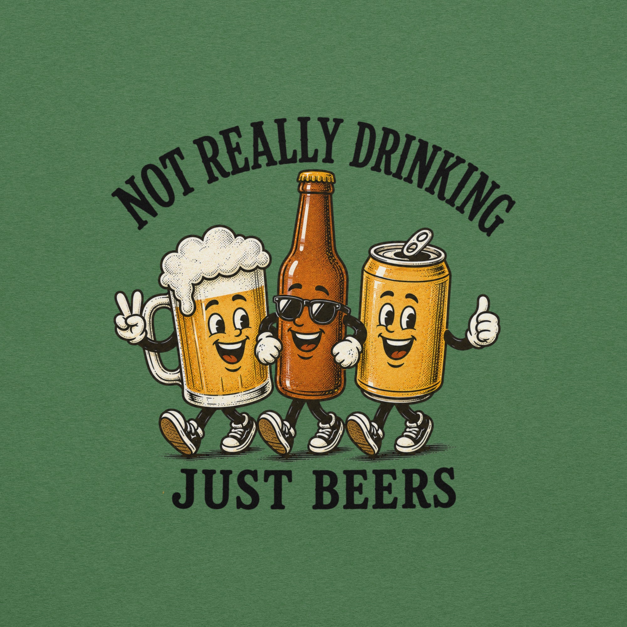 Not Really Drinking Just Beers Crew T-Shirt