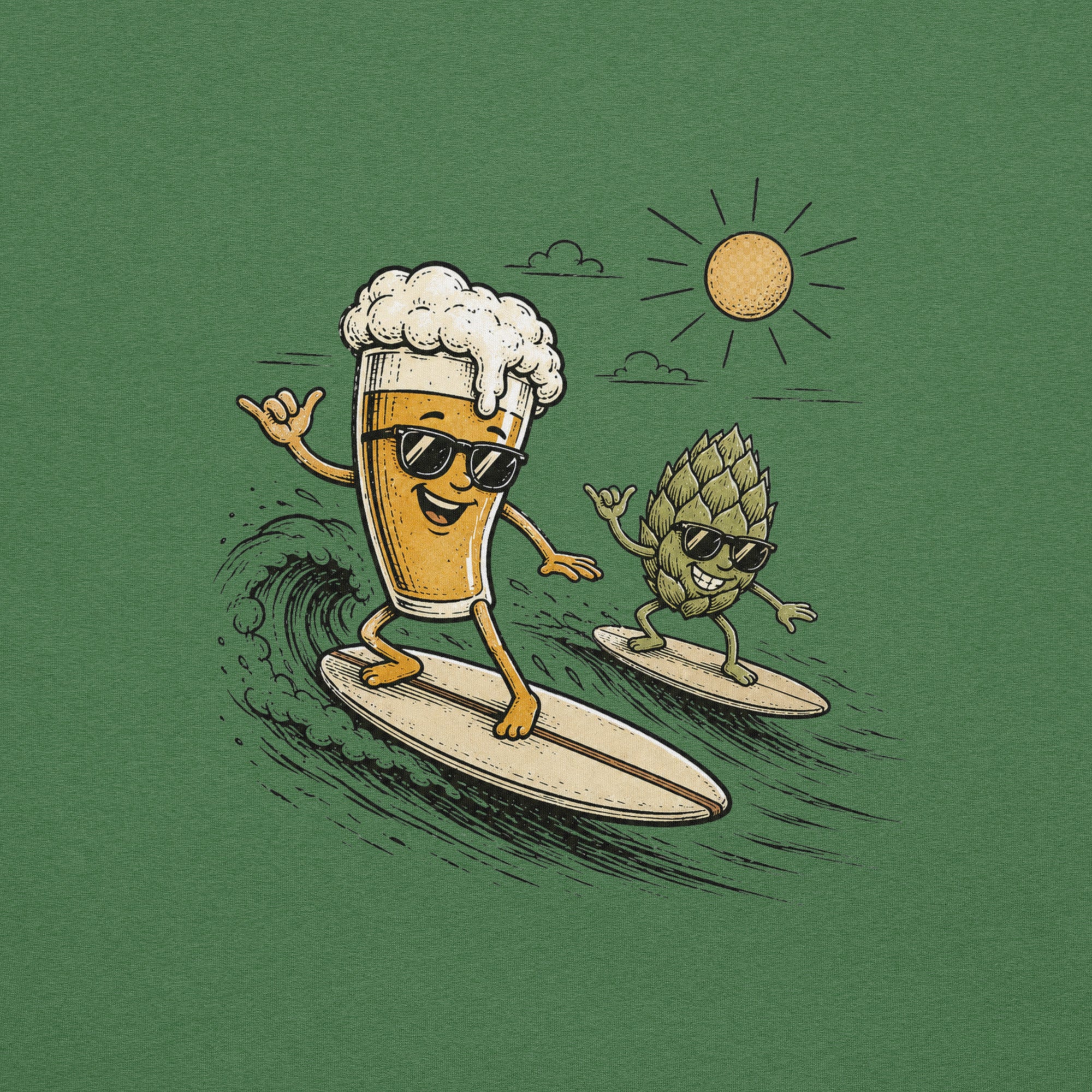 Surf's Up Just Beers T-Shirt