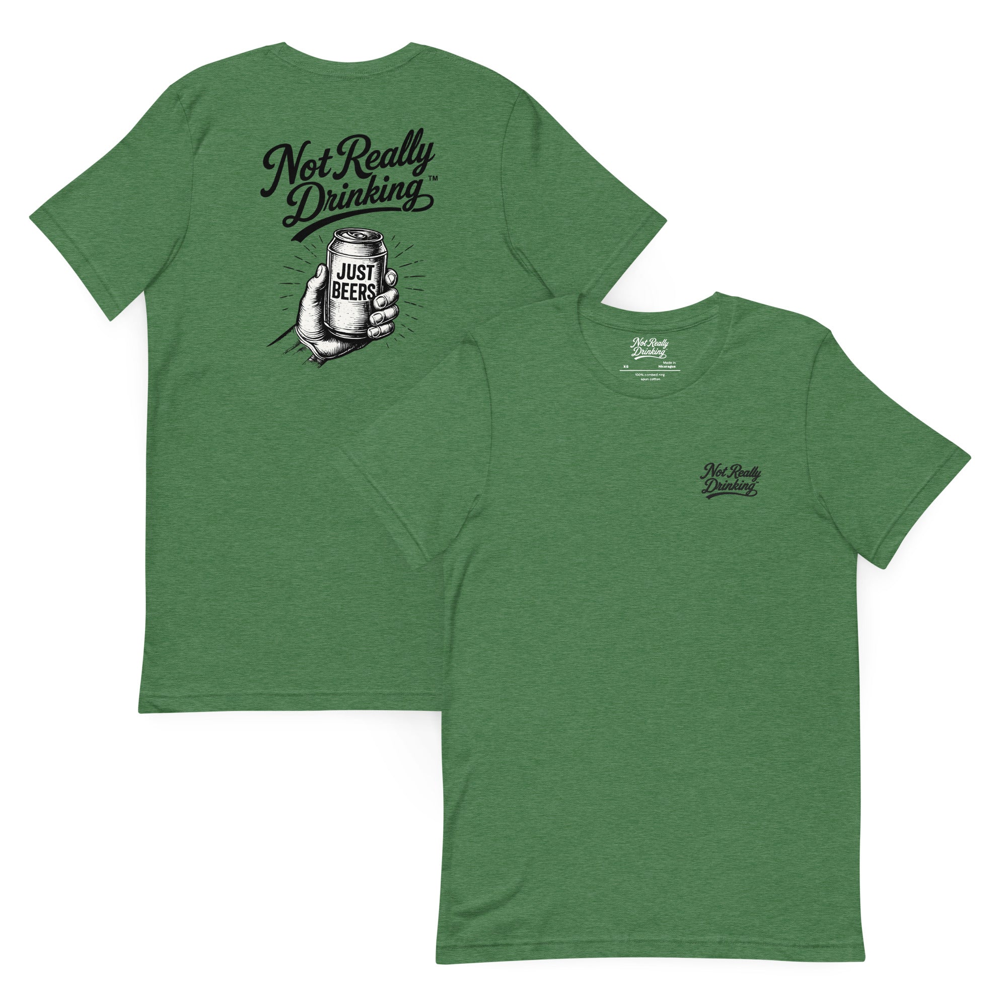 Just Beers Vintage Can T-Shirt | Not Really Drinking™
