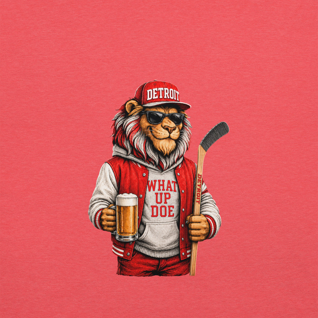 What Up Doe Hockey T-Shirt | Detroit Inspired