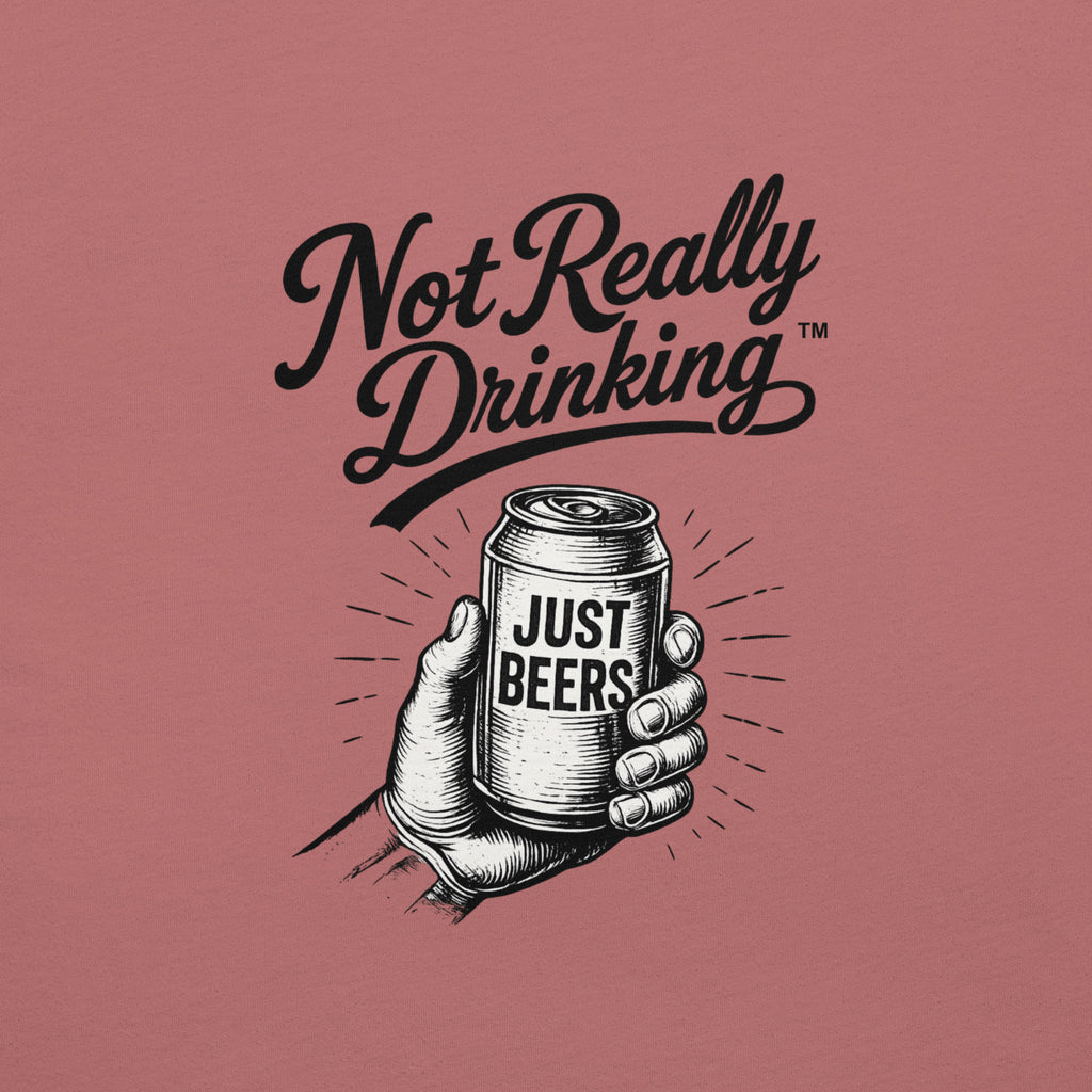 Just Beers Vintage Can T-Shirt | Not Really Drinking™