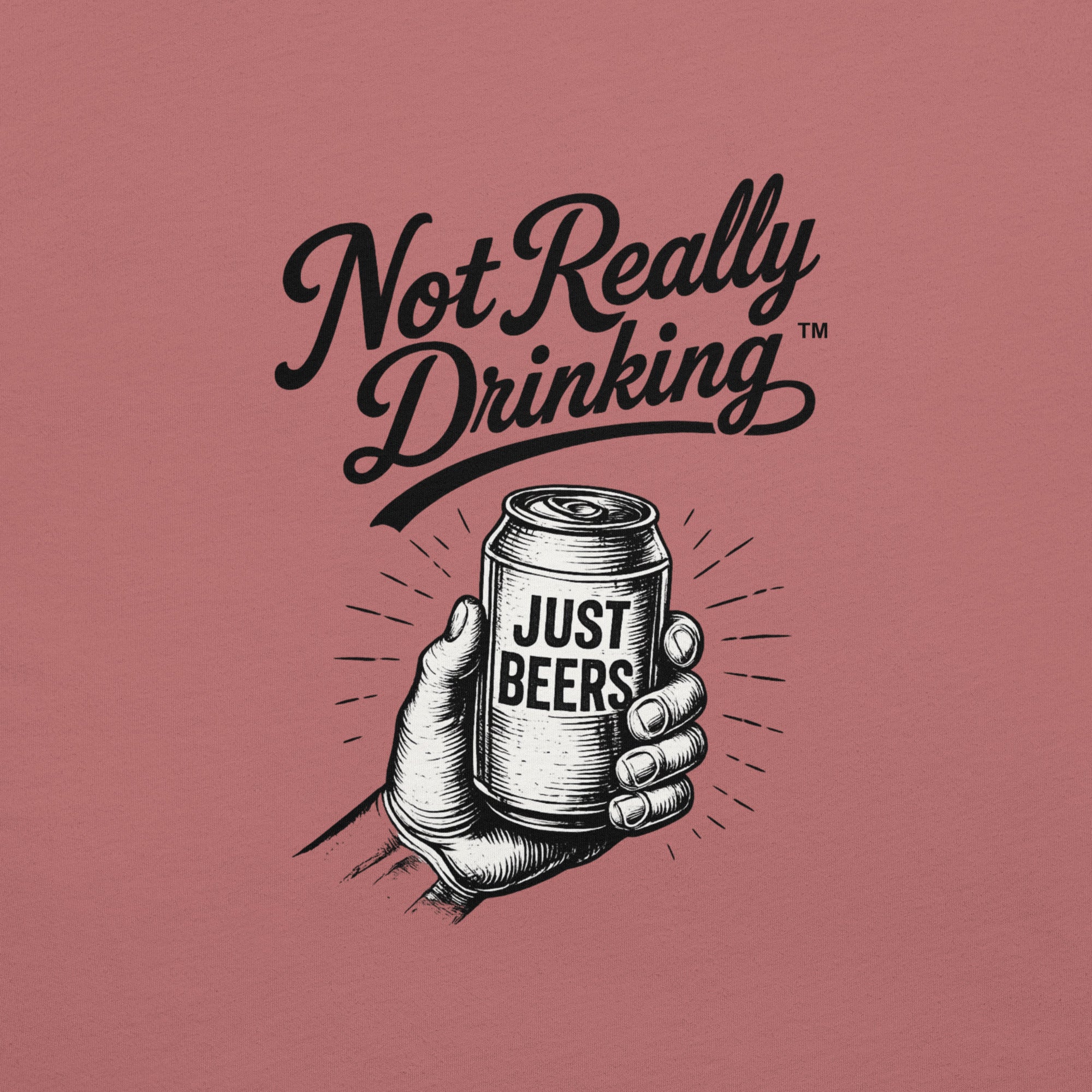 Just Beers Vintage Can T-Shirt | Not Really Drinking™