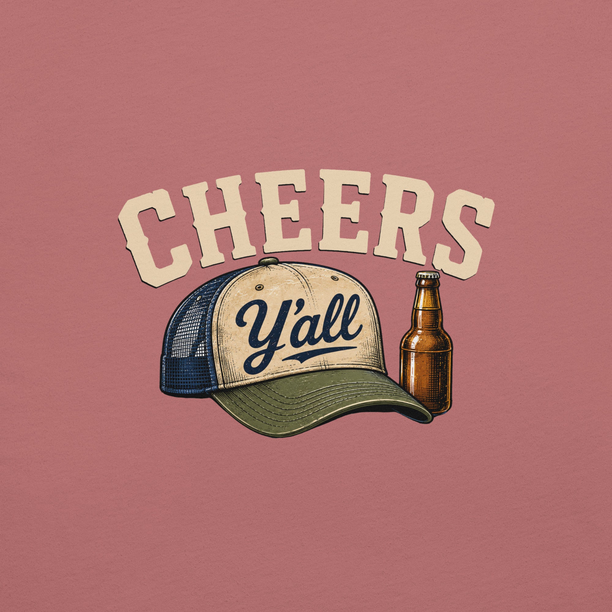 Cheers Y'all Trucker Hat T-Shirt