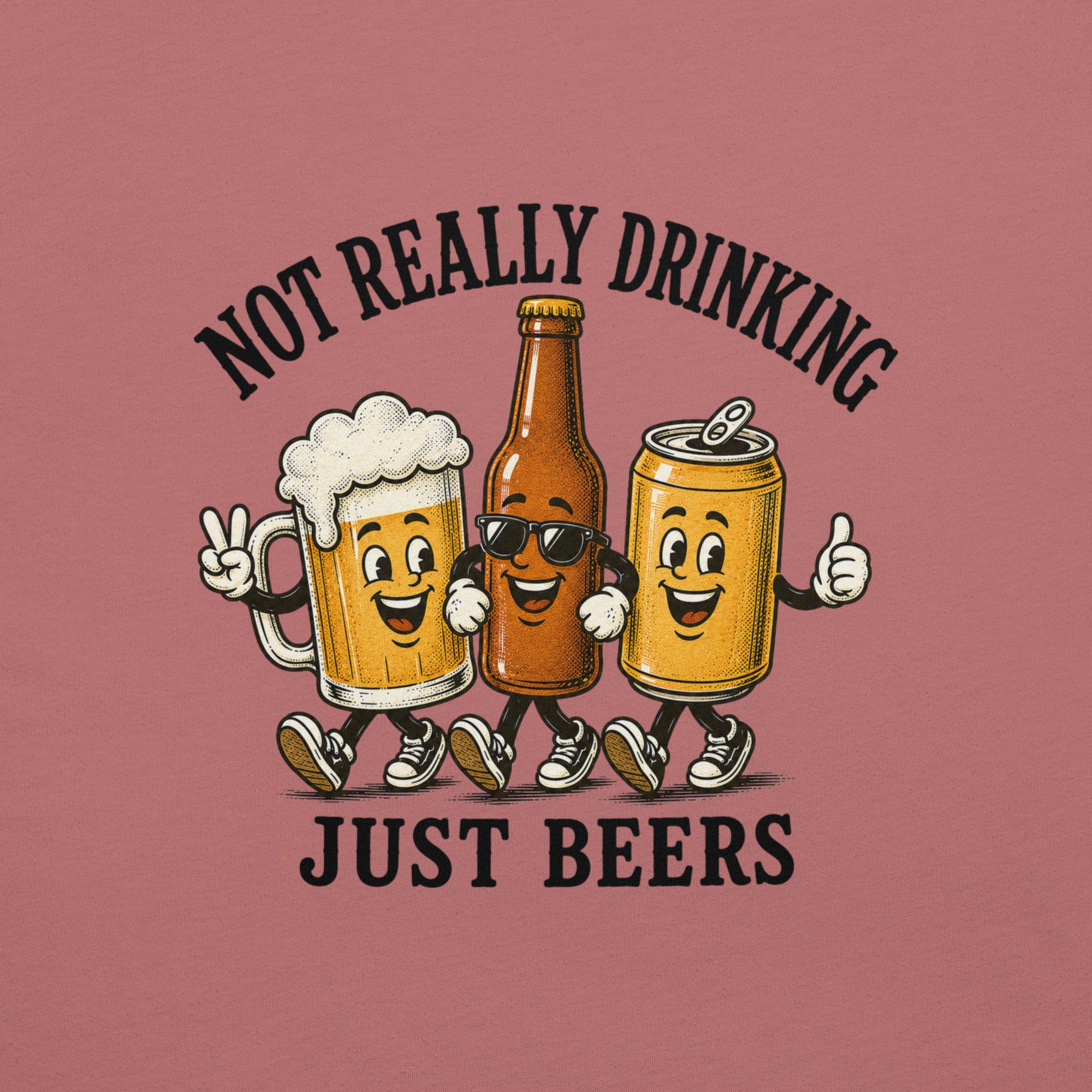 Not Really Drinking Just Beers Crew T-Shirt