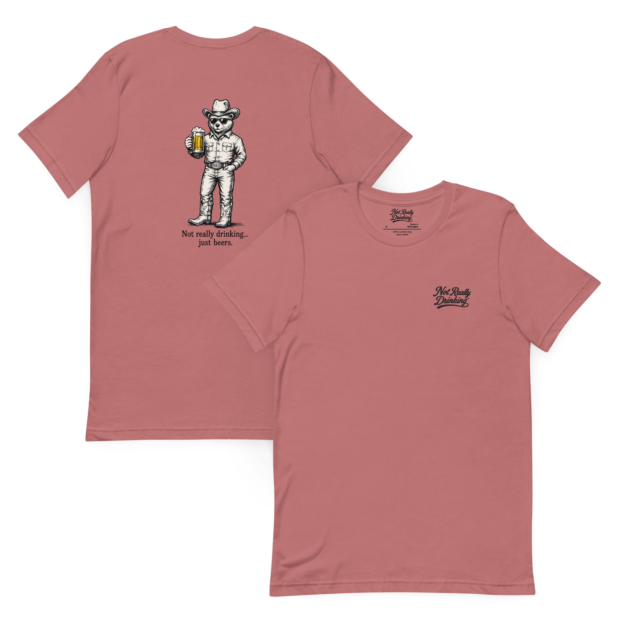 Cowboy Just Beers T-Shirt | Western Beer Tee