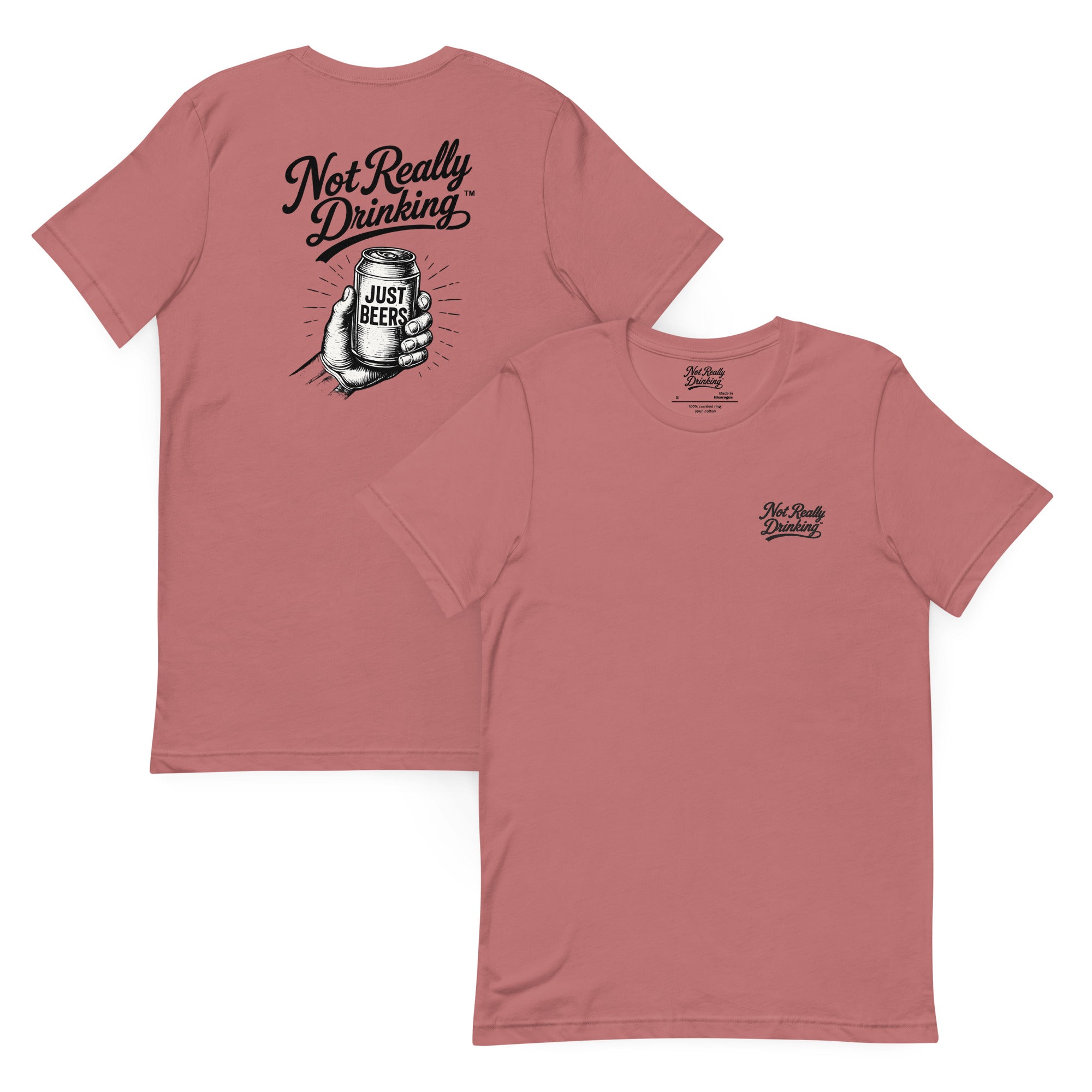 Just Beers Vintage Can T-Shirt | Not Really Drinking™