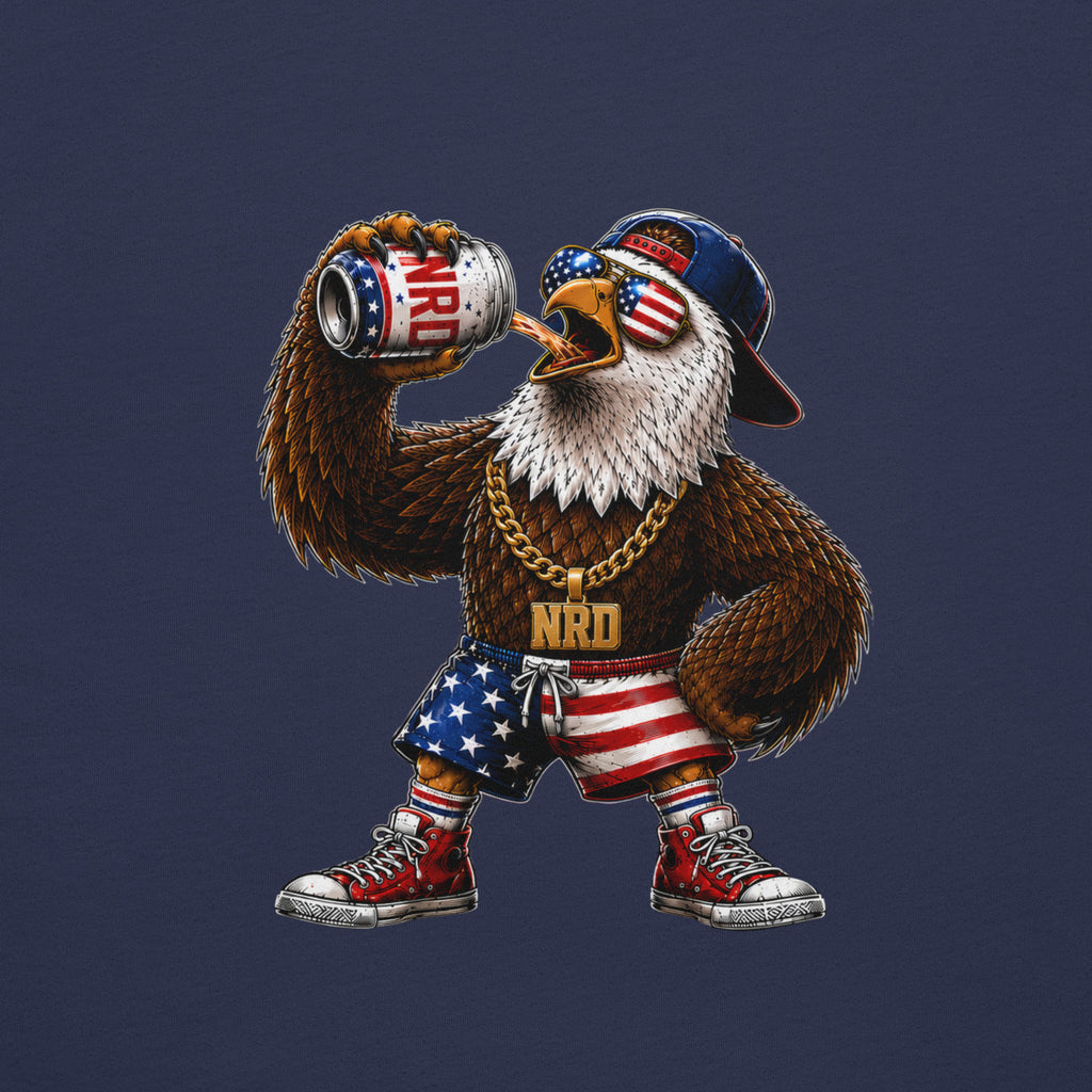 Patriotic Eagle Just Beers T-Shirt | USA Beer Tee