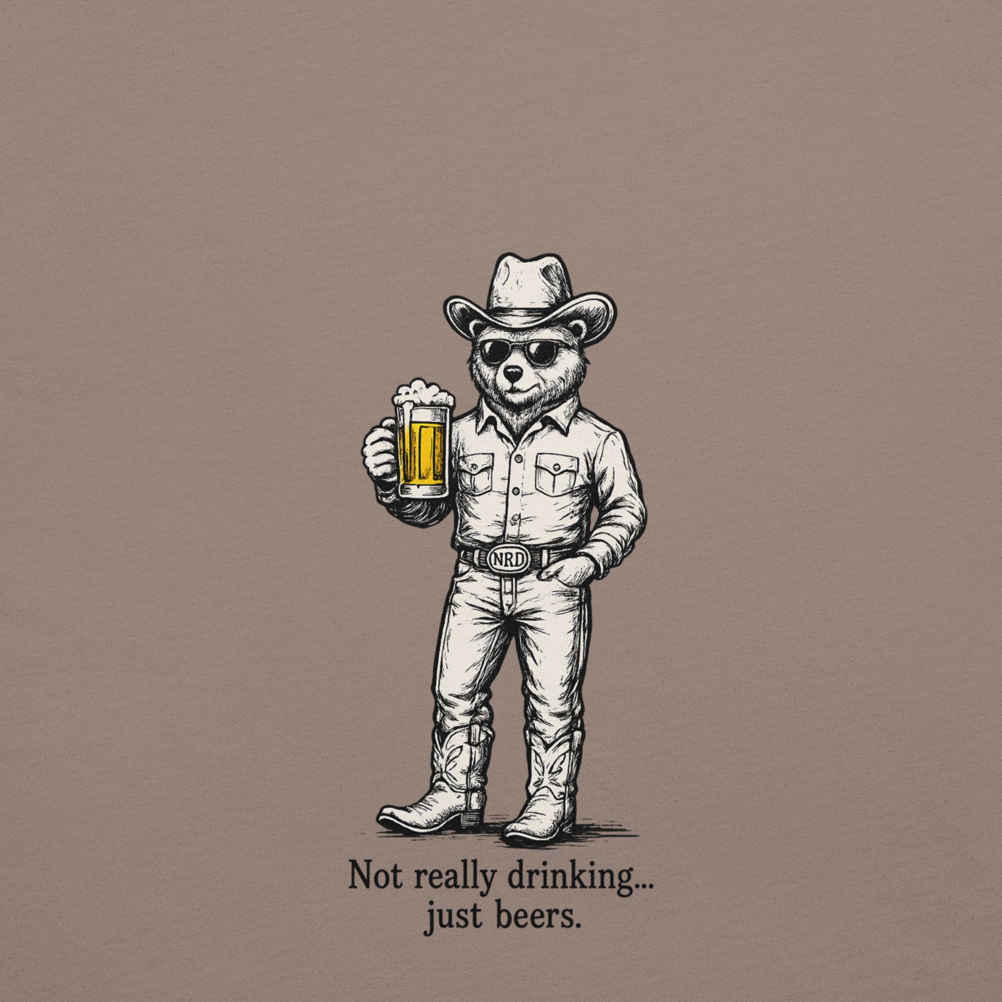 Cowboy Just Beers T-Shirt | Western Beer Tee