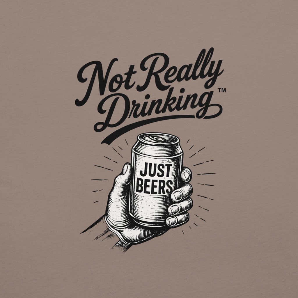 Just Beers Vintage Can T-Shirt | Not Really Drinking™