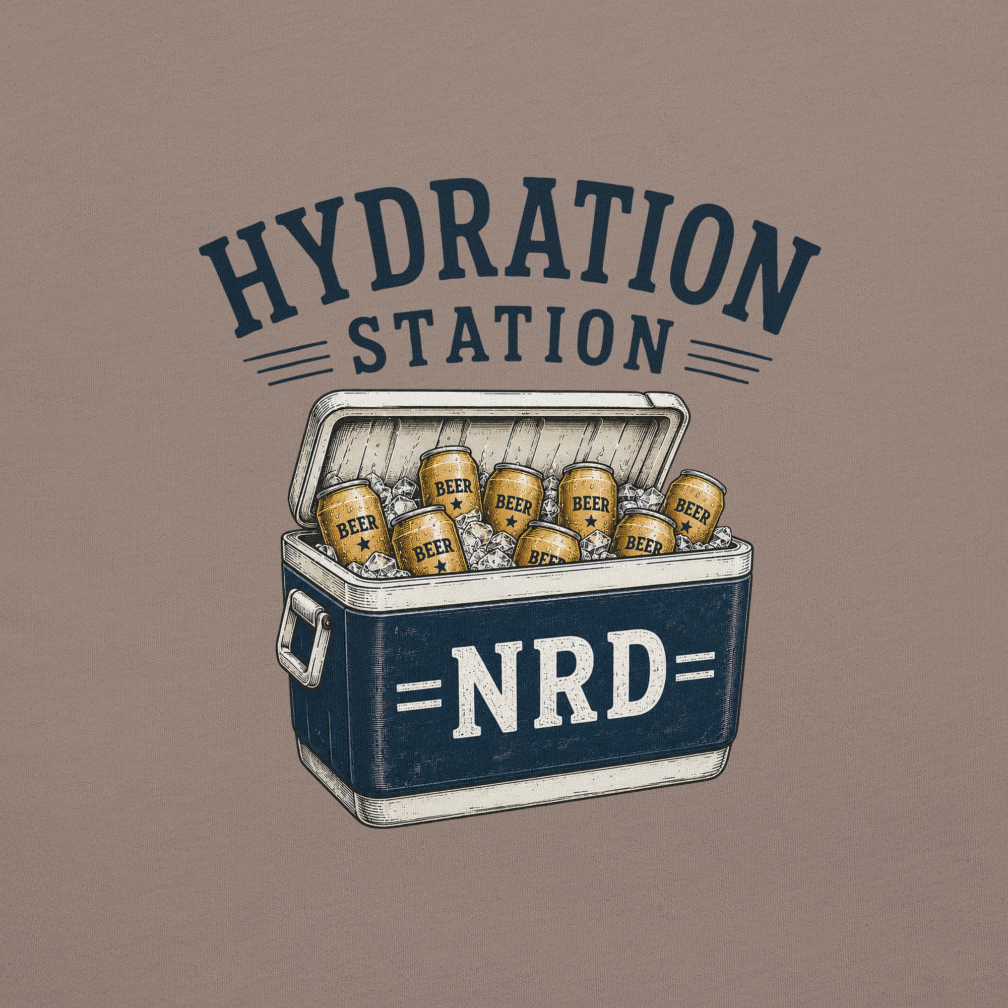 Hydration Station Cooler T-Shirt | Just Beers