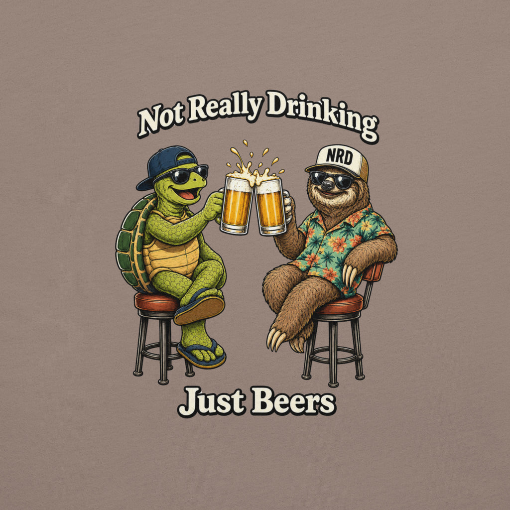Just Beers Turtle & Sloth Cheers T-Shirt