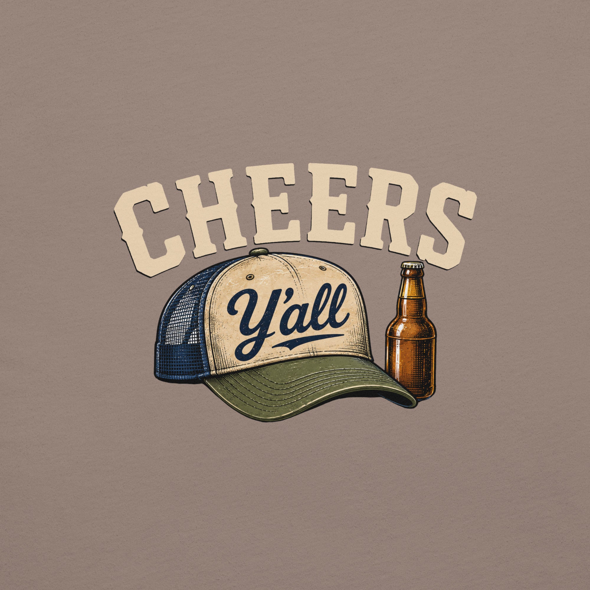 Cheers Y'all Trucker Hat T-Shirt