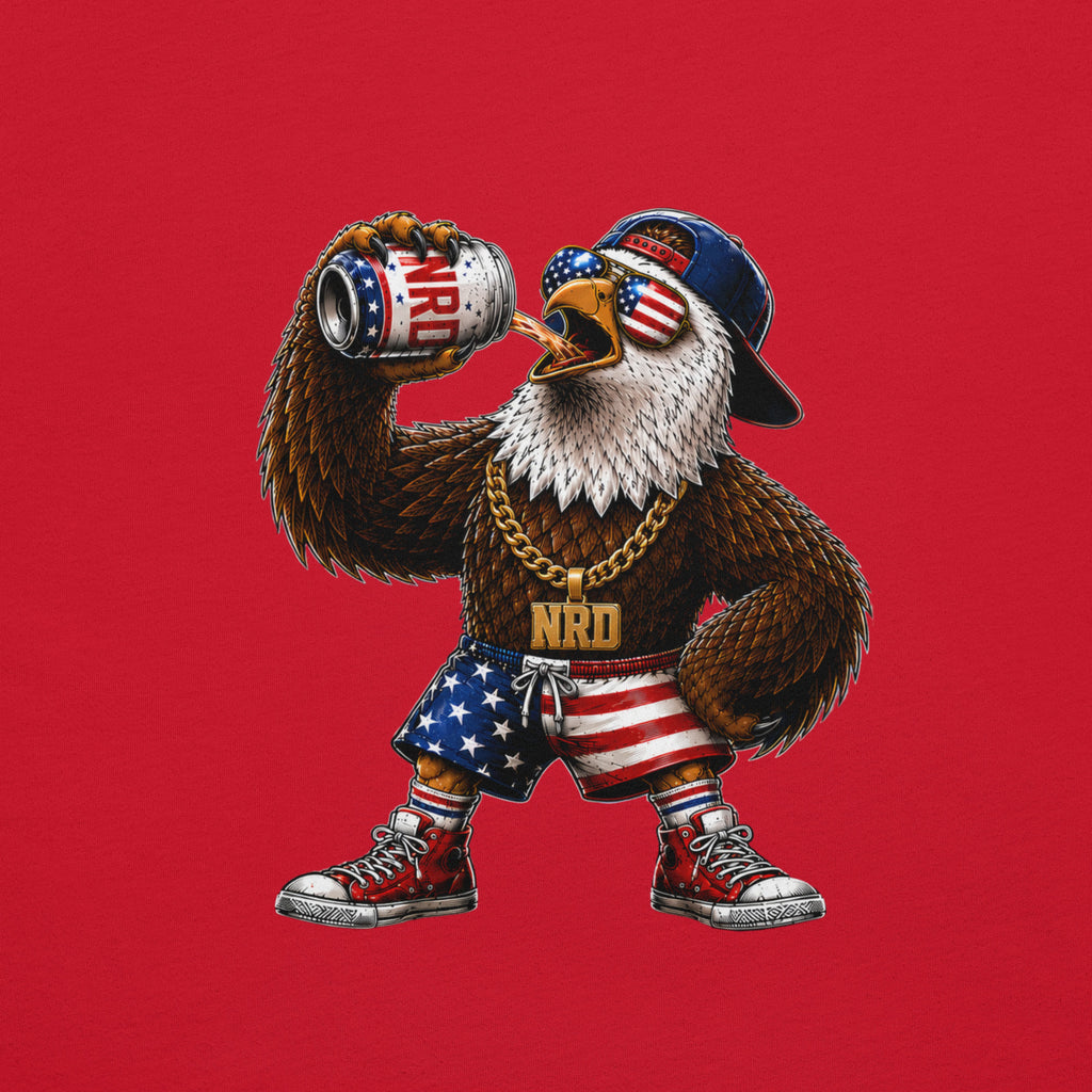 Patriotic Eagle Just Beers T-Shirt | USA Beer Tee