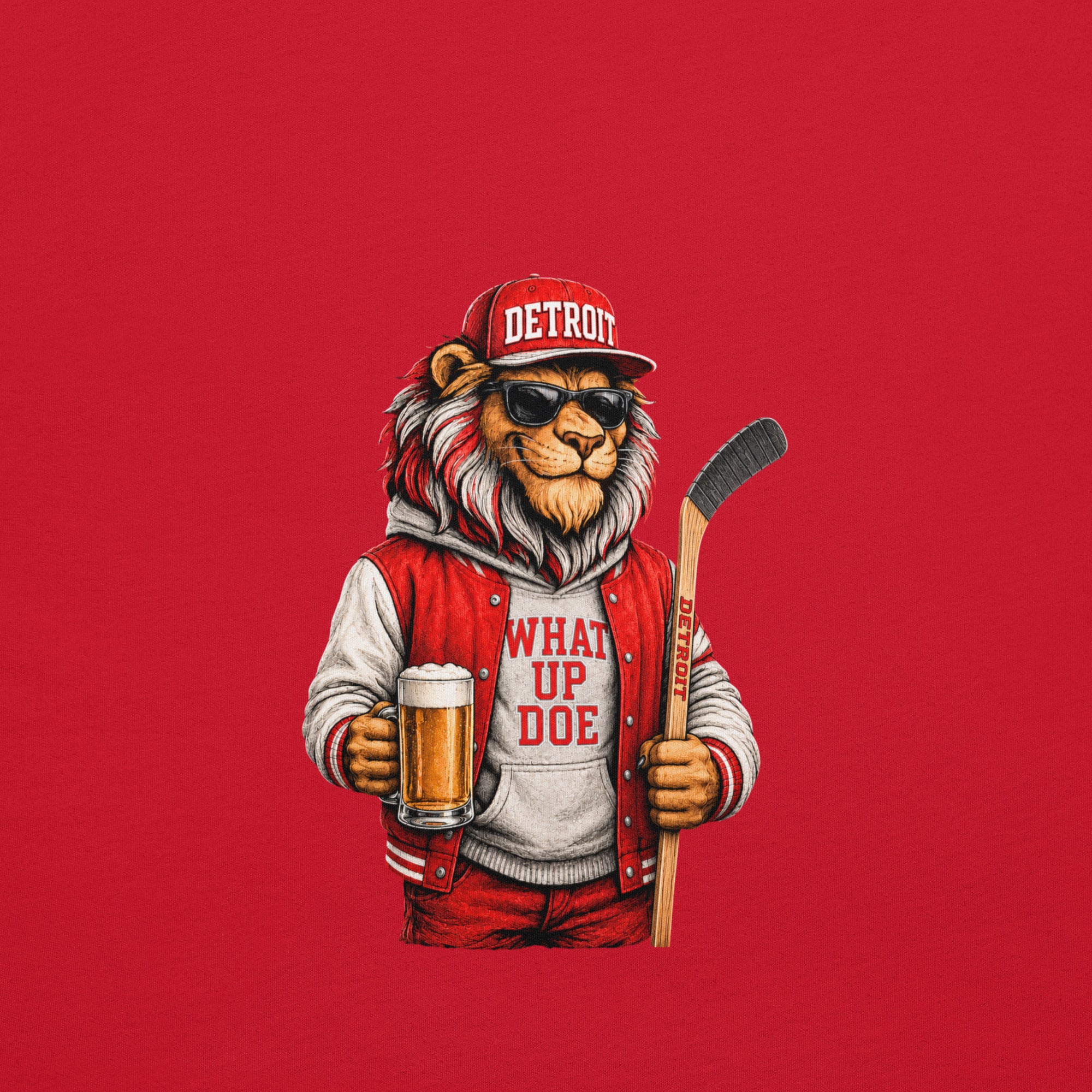 What Up Doe Hockey T-Shirt | Detroit Inspired