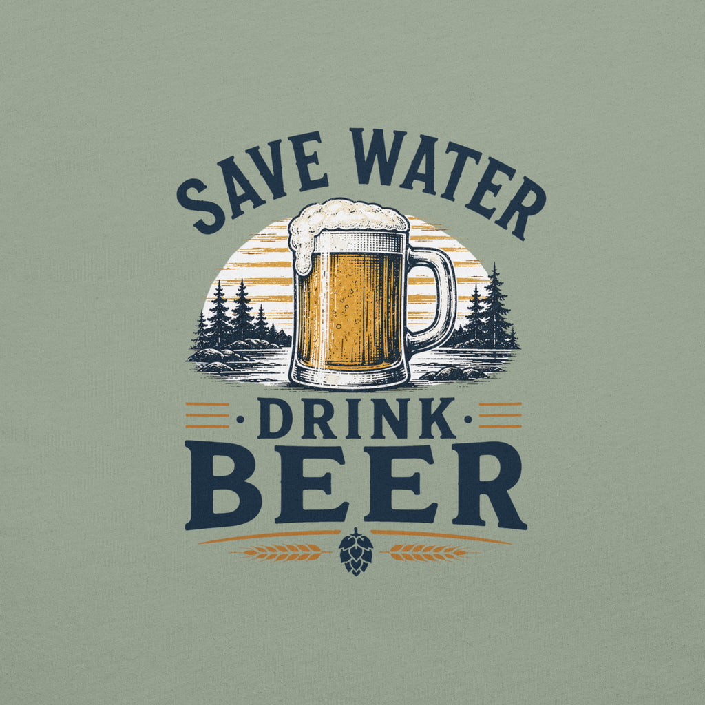 Save Water Drink Beer T-Shirt | Funny Beer Tee