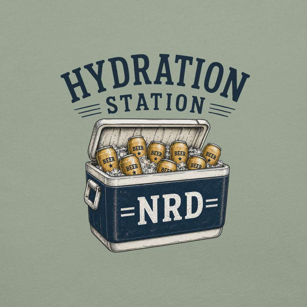 Hydration Station Cooler T-Shirt | Just Beers