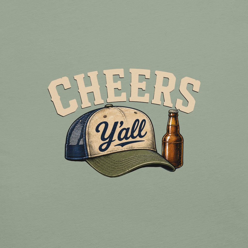 Cheers Y'all Trucker Hat T-Shirt