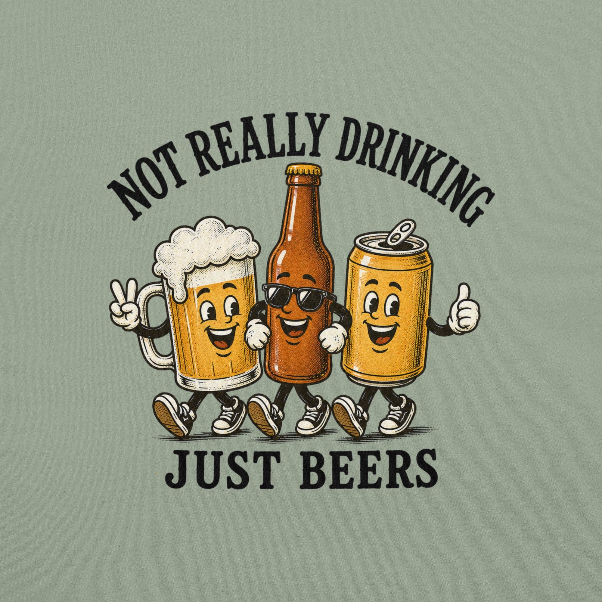 Not Really Drinking Just Beers Crew T-Shirt