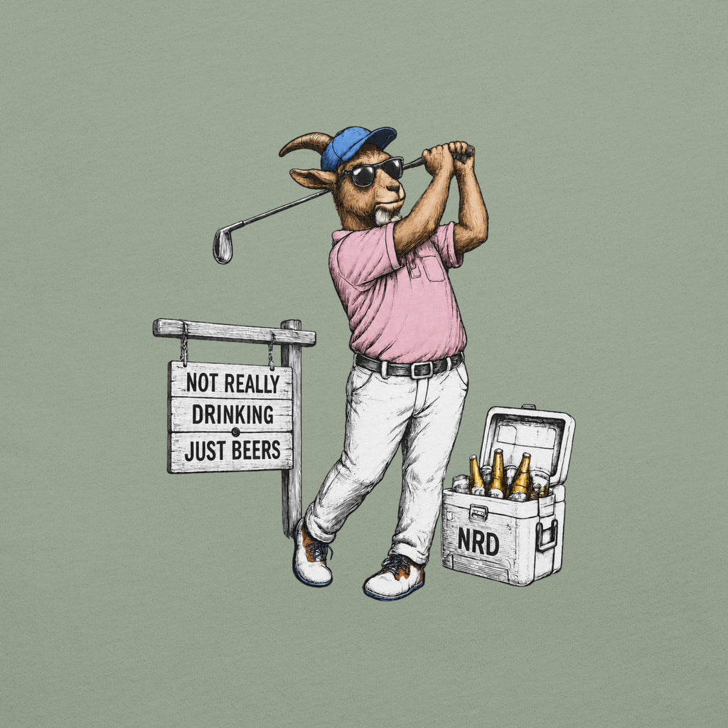 Goat Golfer T-Shirt | Funny Golf Shirt