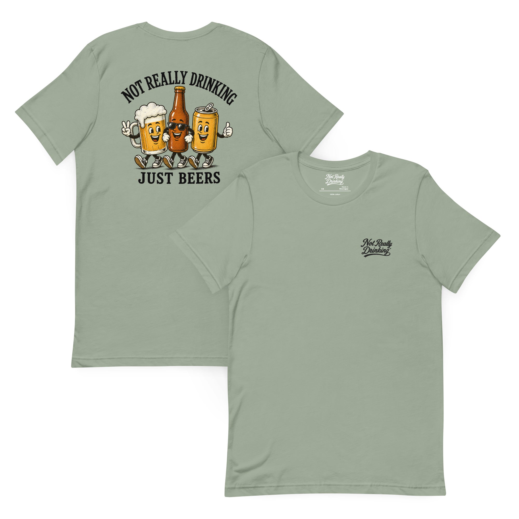Not Really Drinking Just Beers Crew T-Shirt