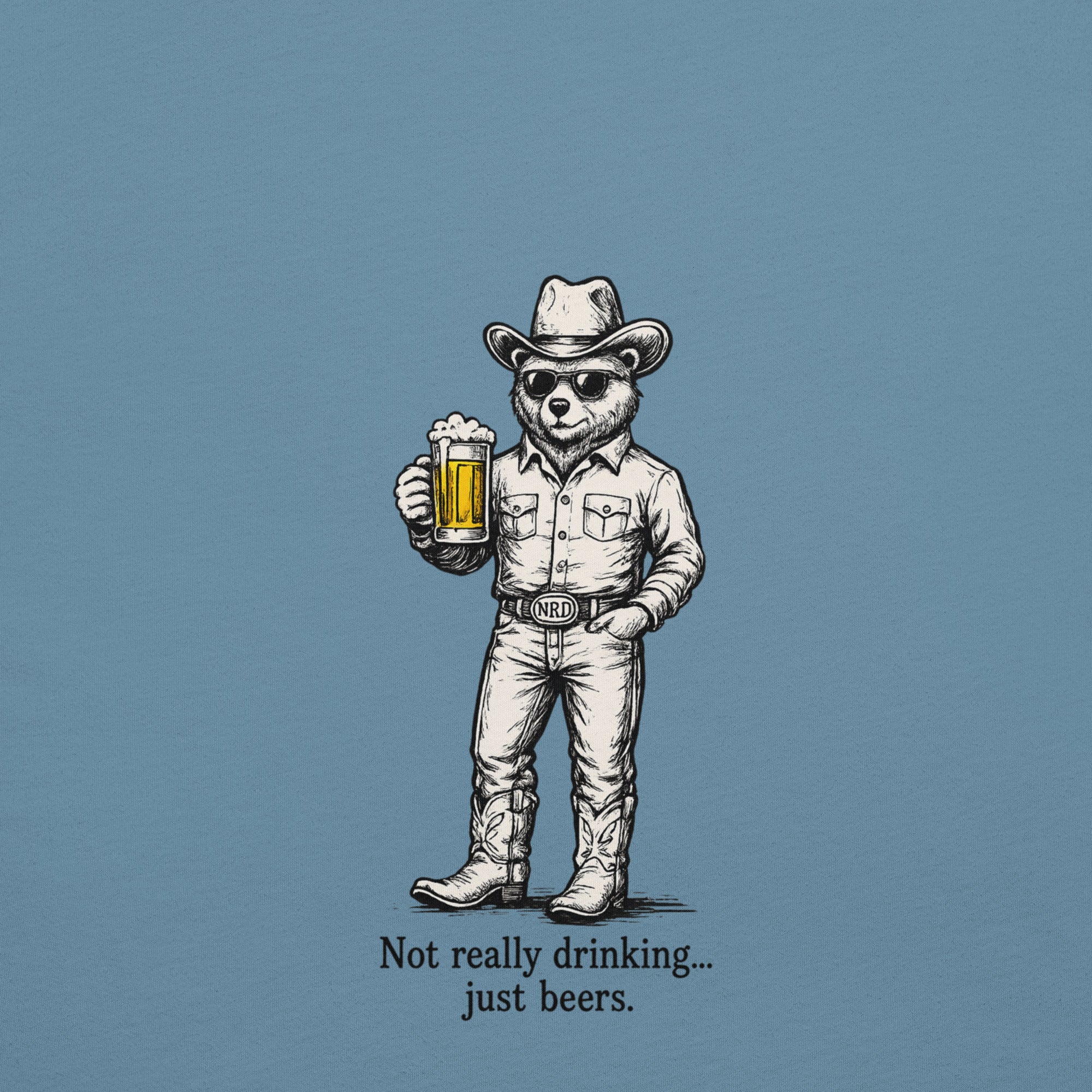 Cowboy Just Beers T-Shirt | Western Beer Tee
