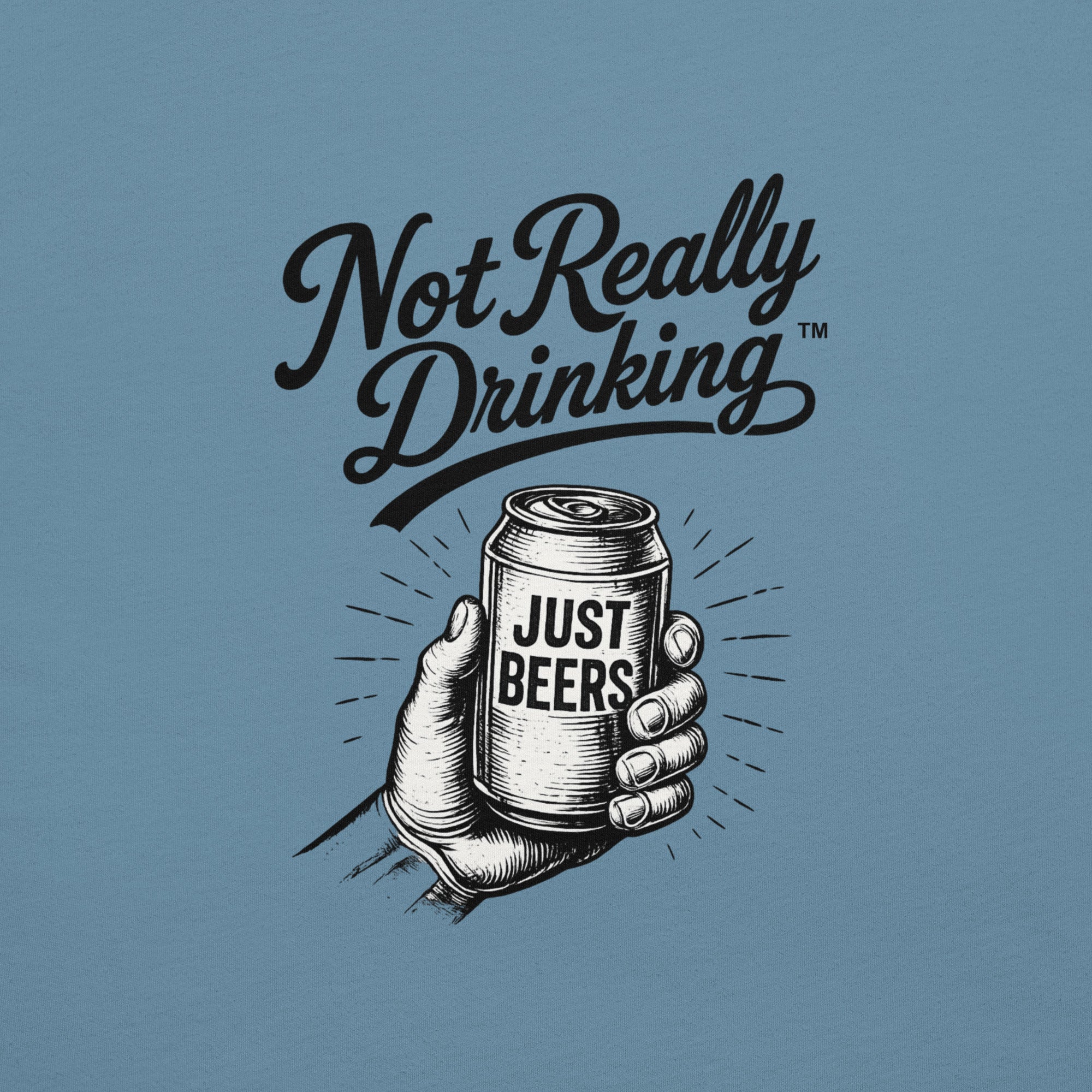 Just Beers Vintage Can T-Shirt | Not Really Drinking™