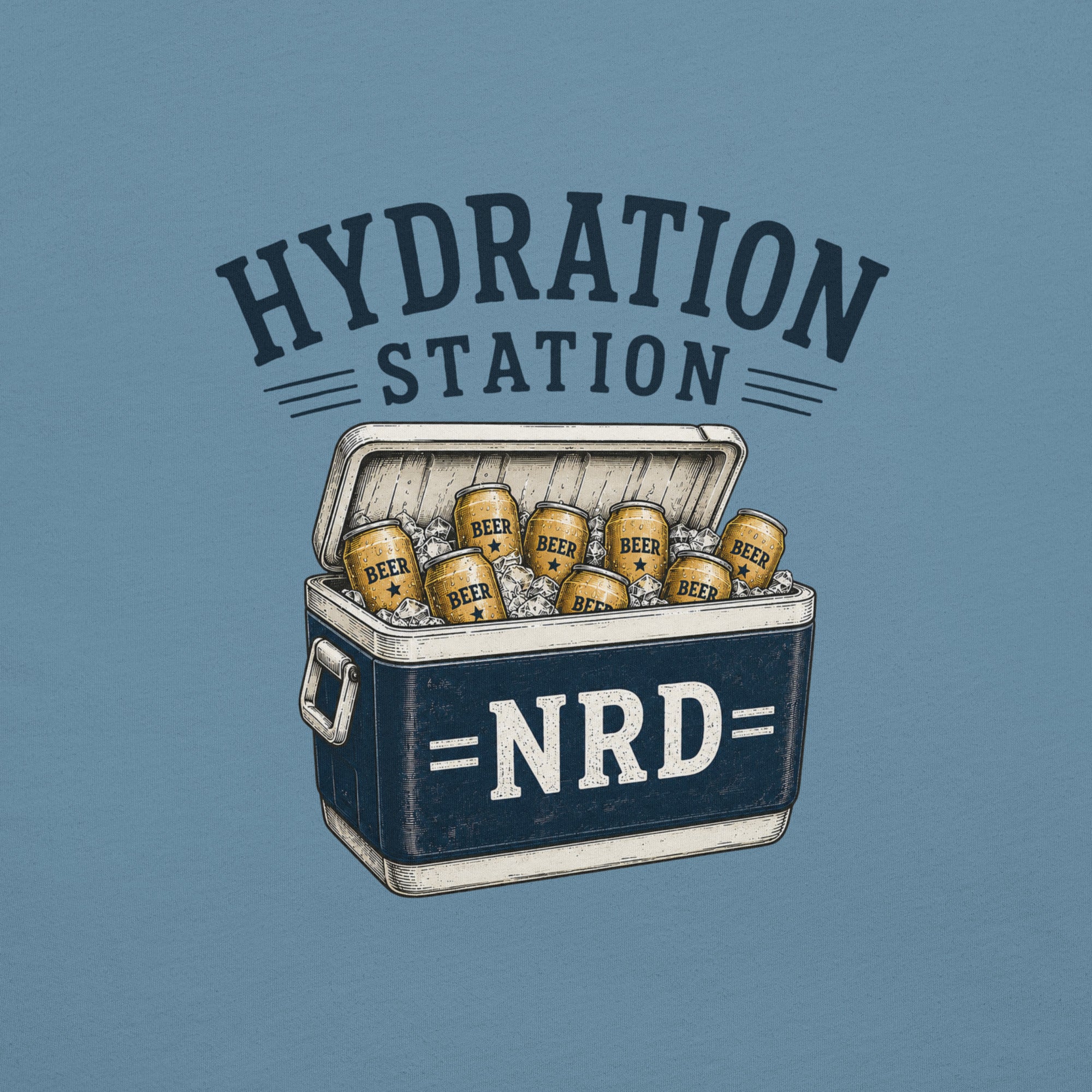 Hydration Station Cooler T-Shirt | Just Beers