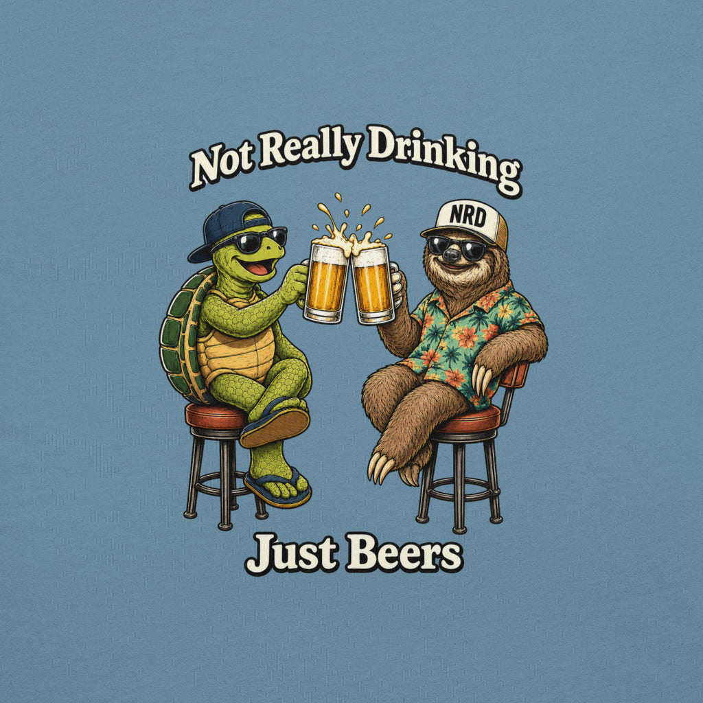 Just Beers Turtle & Sloth Cheers T-Shirt