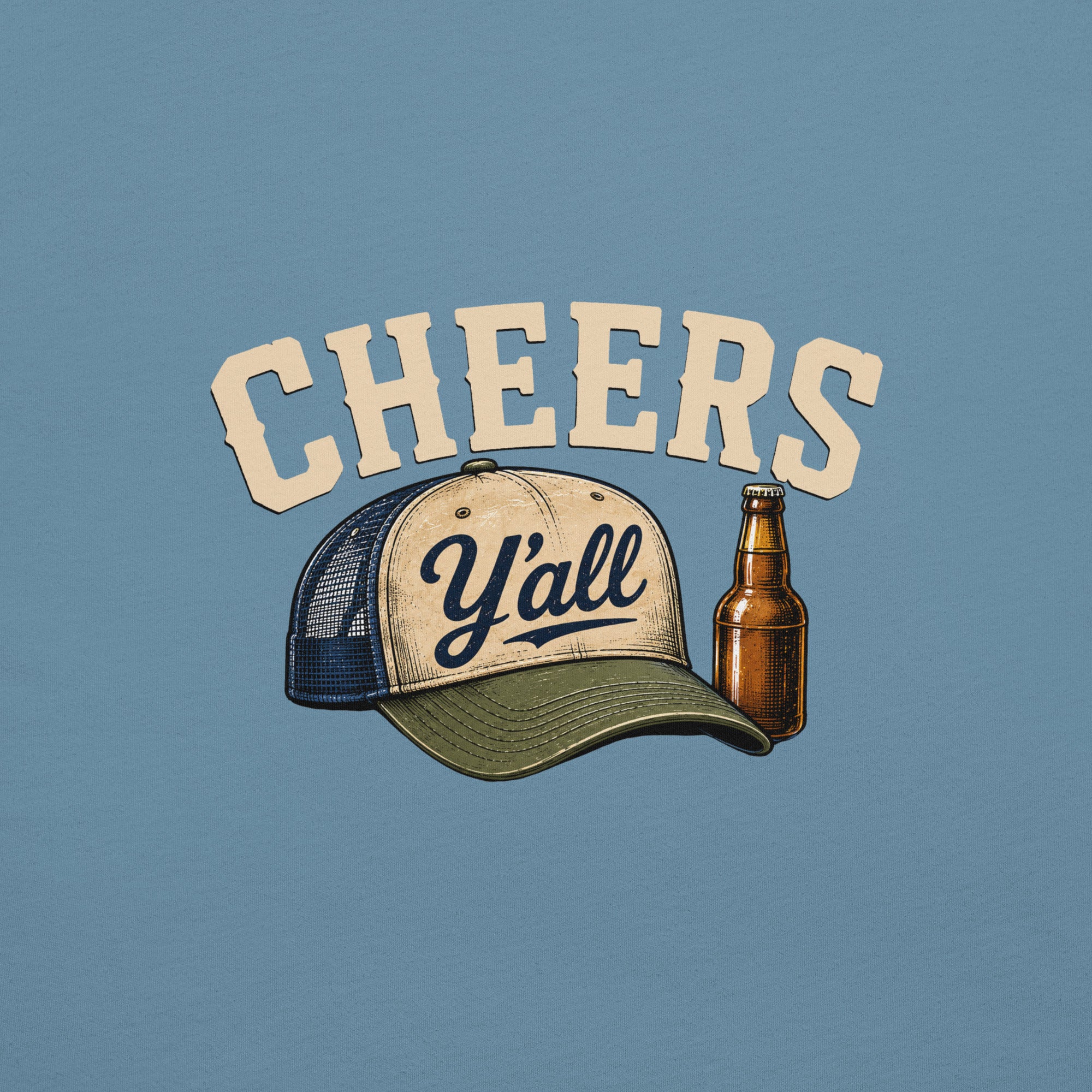 Cheers Y'all Trucker Hat T-Shirt