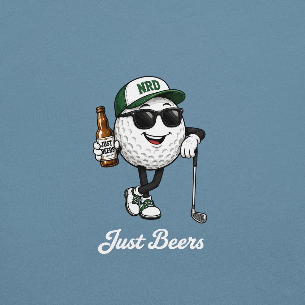 Just Beers Golf Ball T-Shirt | Funny Golf Tee