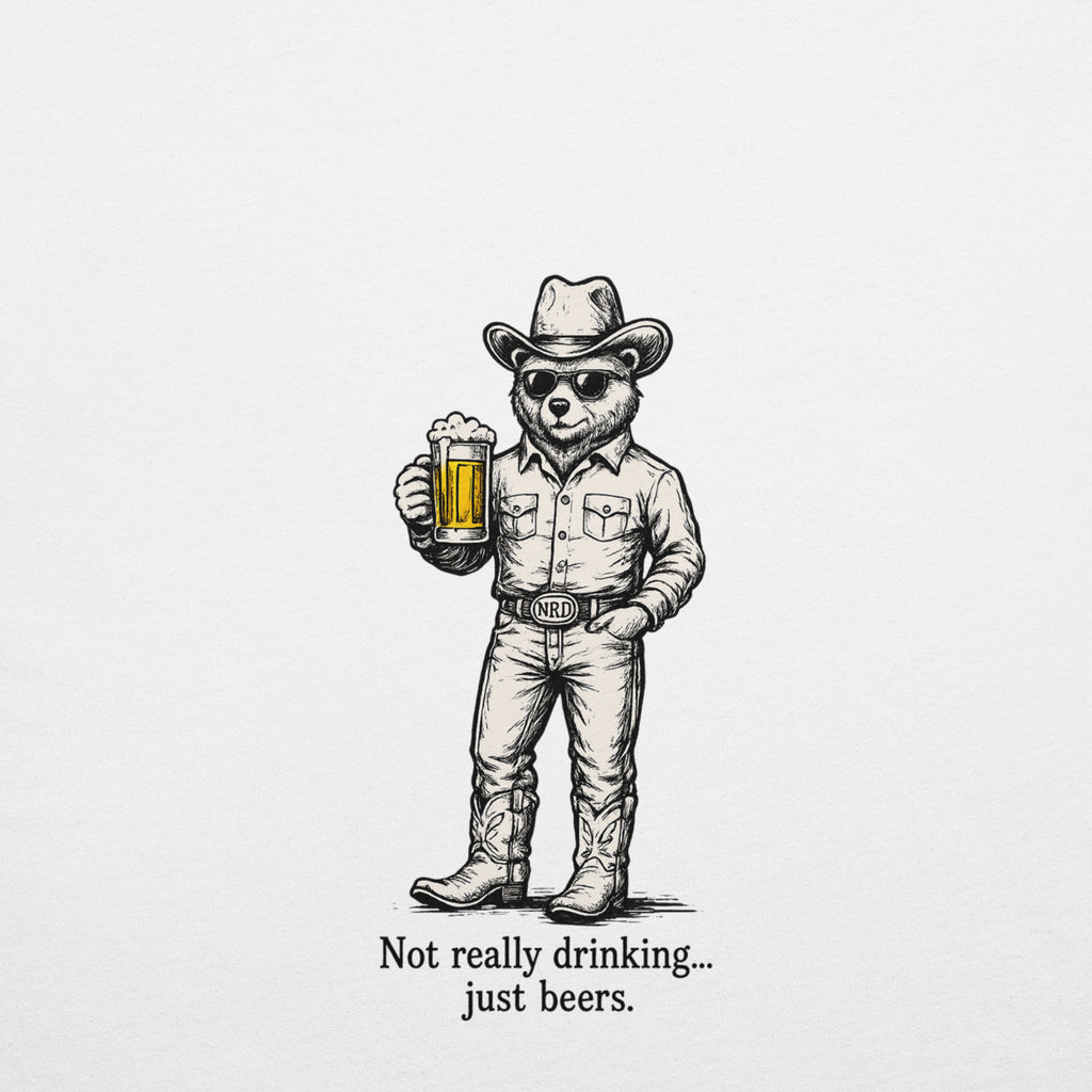 Cowboy Just Beers T-Shirt | Western Beer Tee