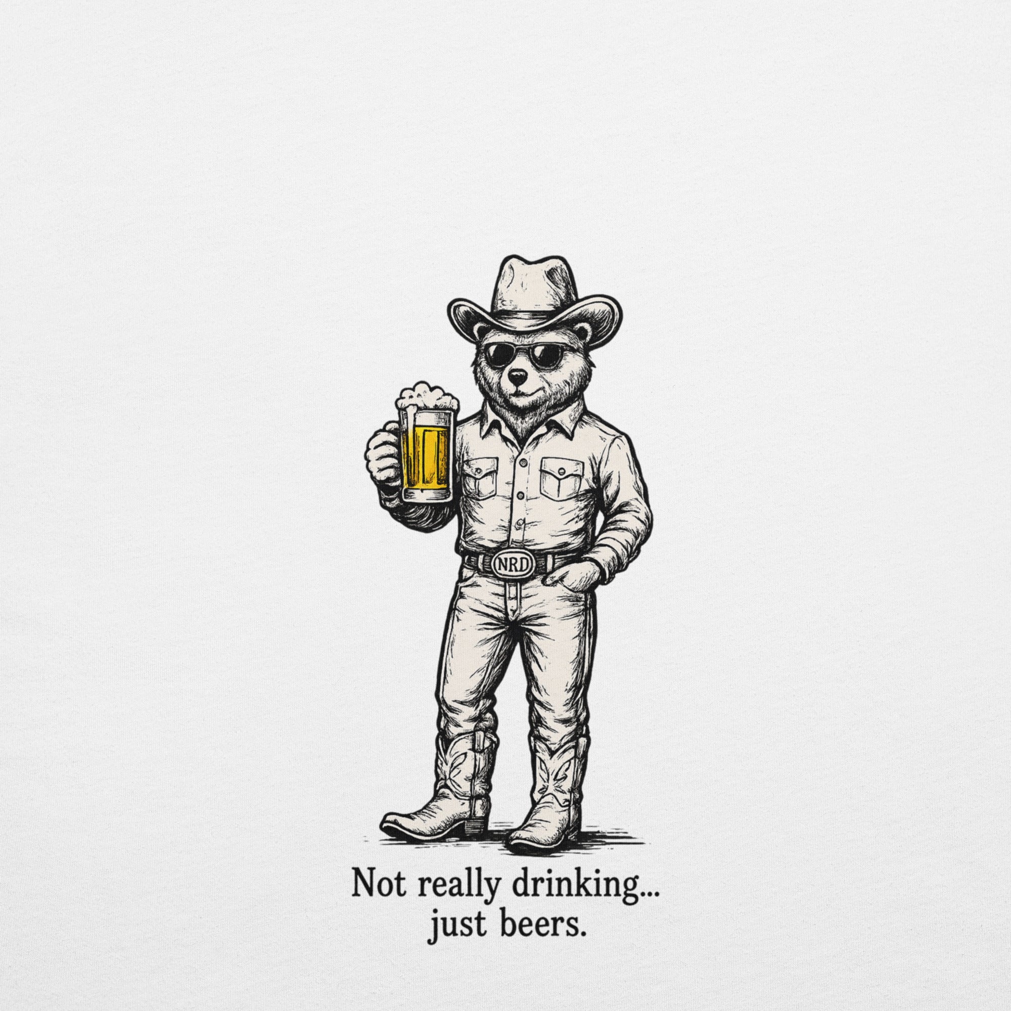 Cowboy Just Beers T-Shirt | Western Beer Tee