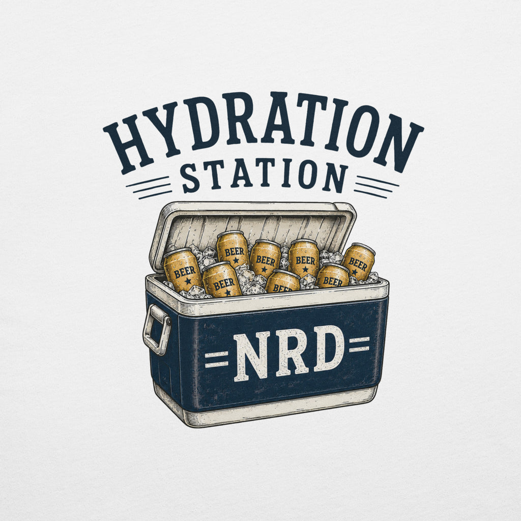 Hydration Station Cooler T-Shirt | Just Beers